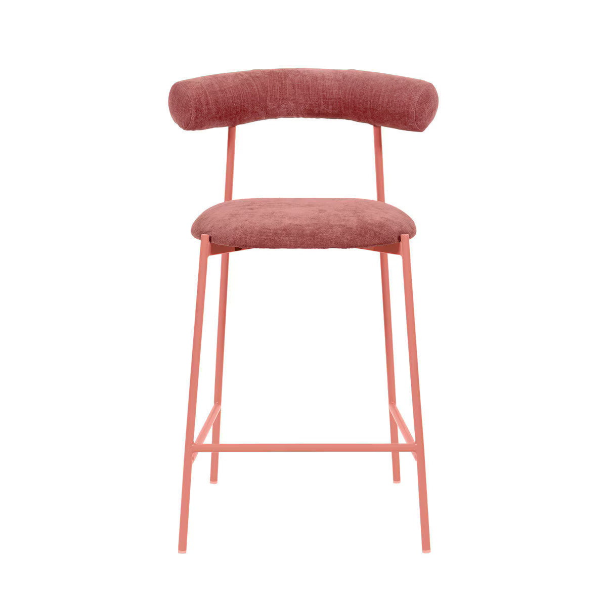 Liliana Mauve Performance Velvet Counter Stool