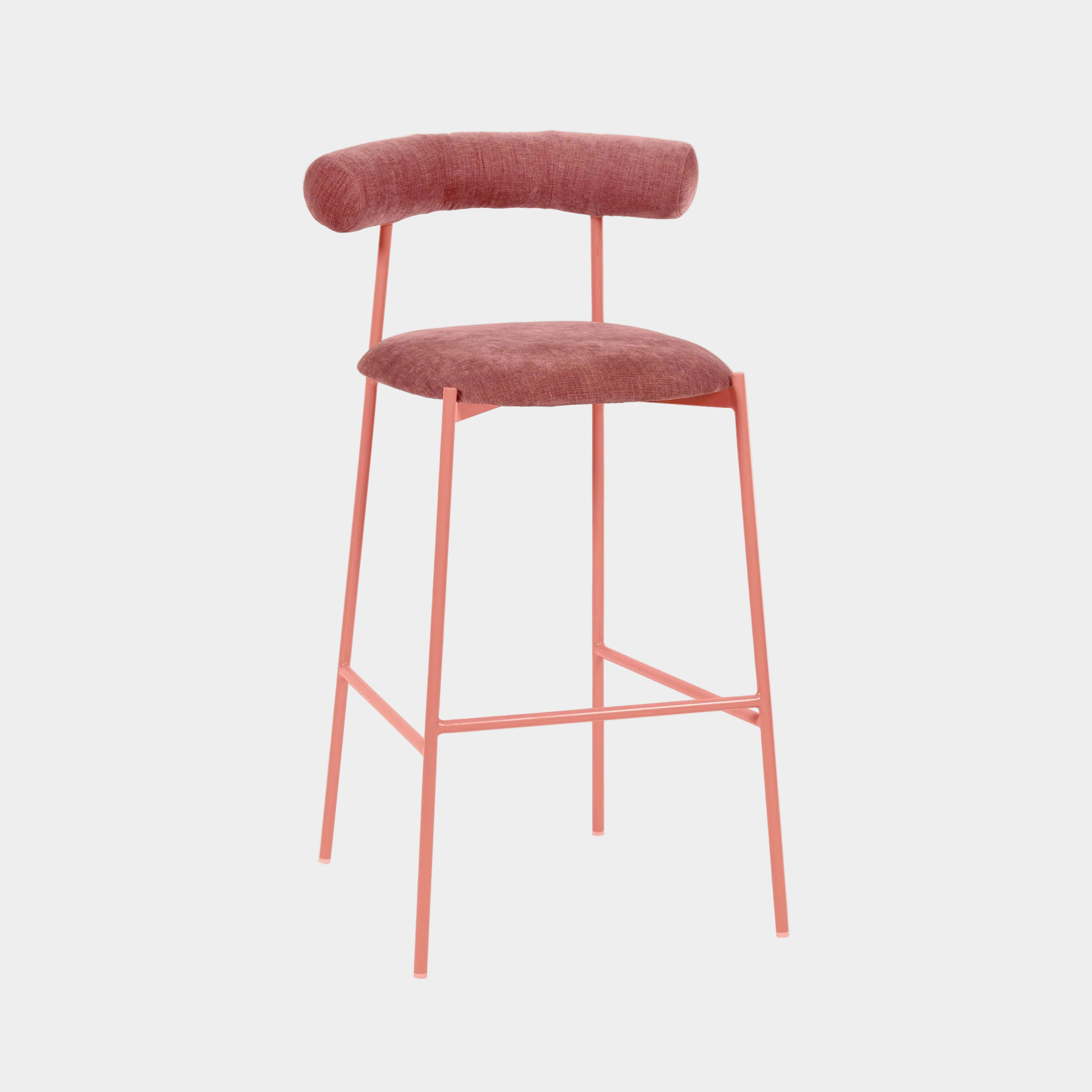 Liliana Performance Velvet Stool
