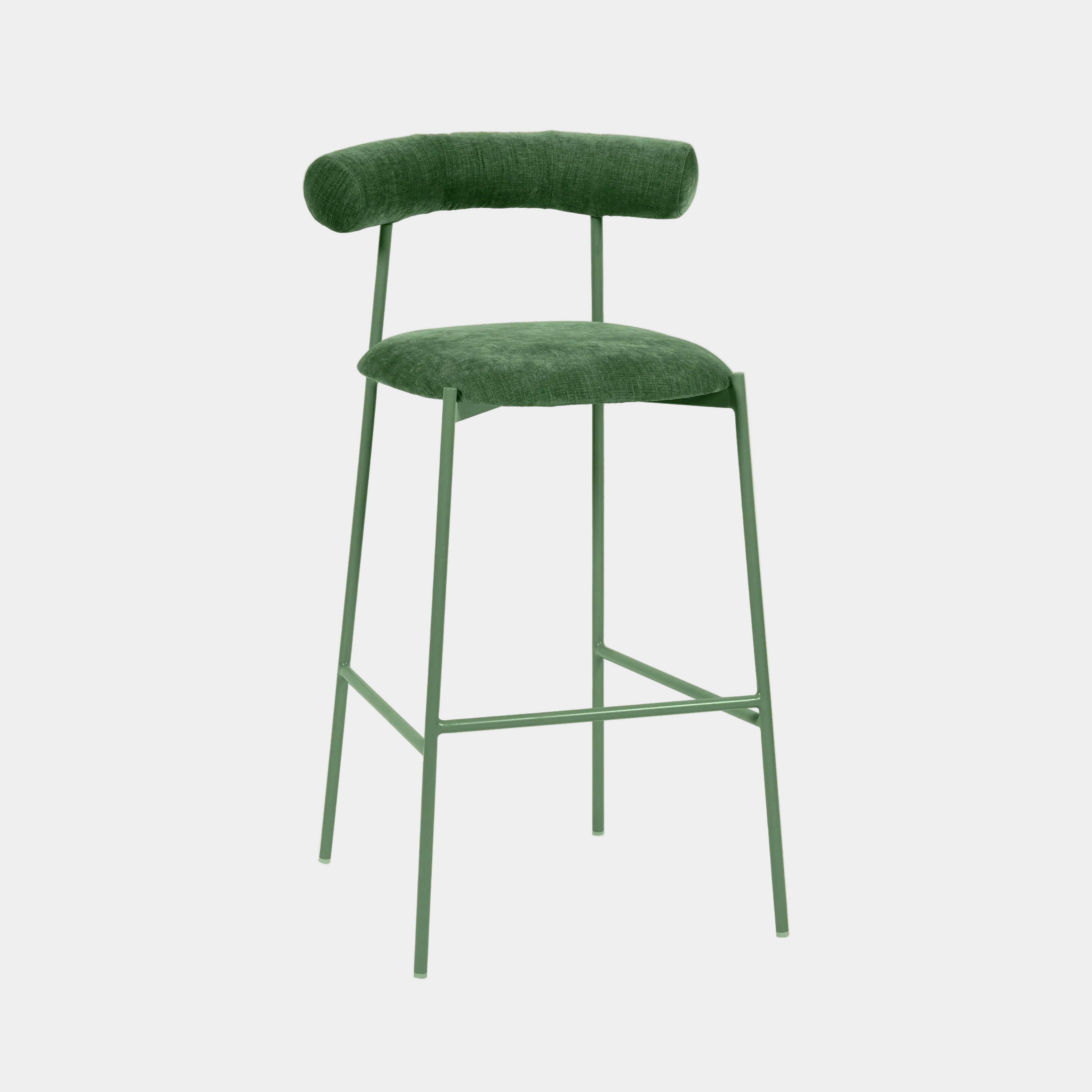 Liliana Performance Velvet Stool