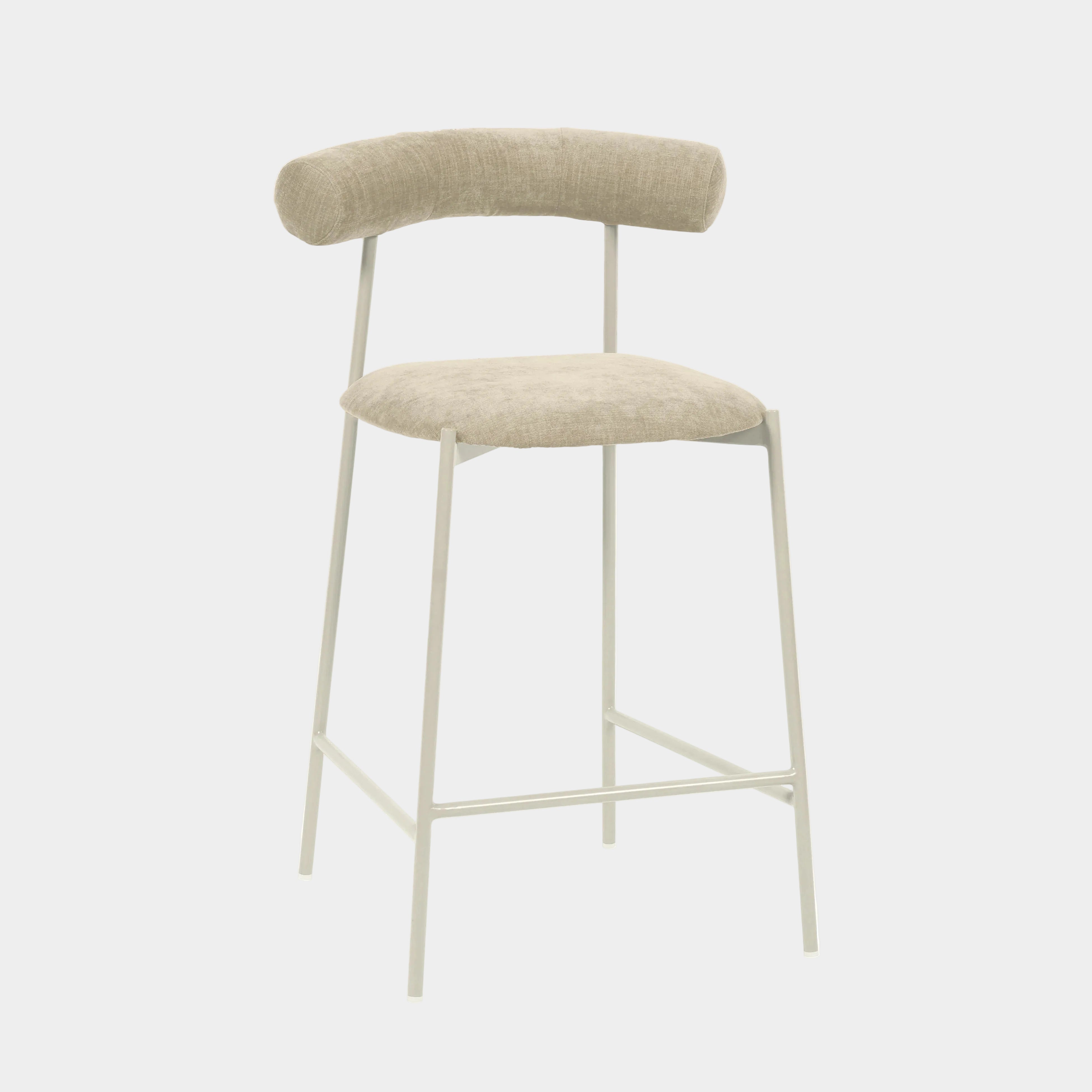 Liliana Performance Velvet Stool
