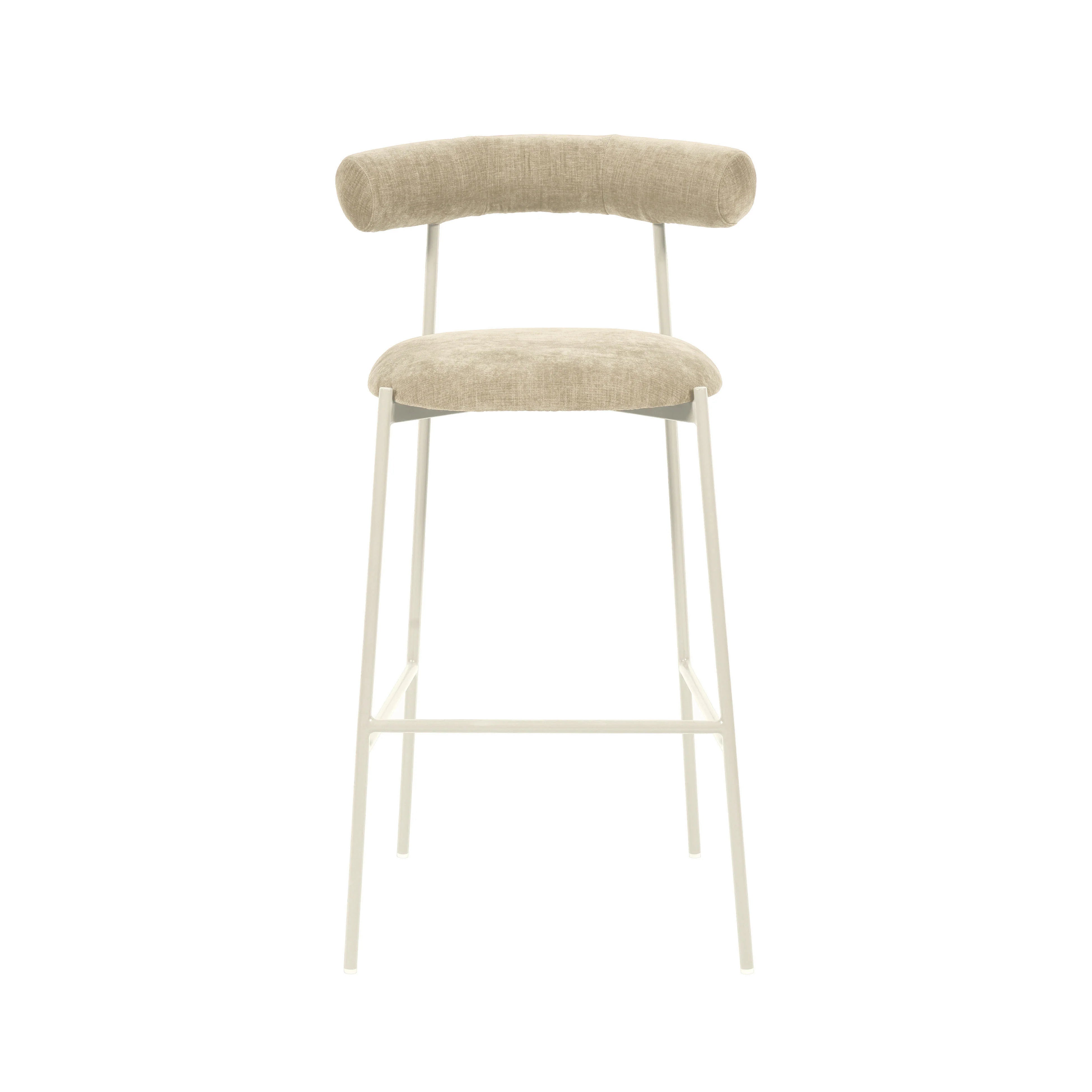 Liliana Performance Velvet Stool