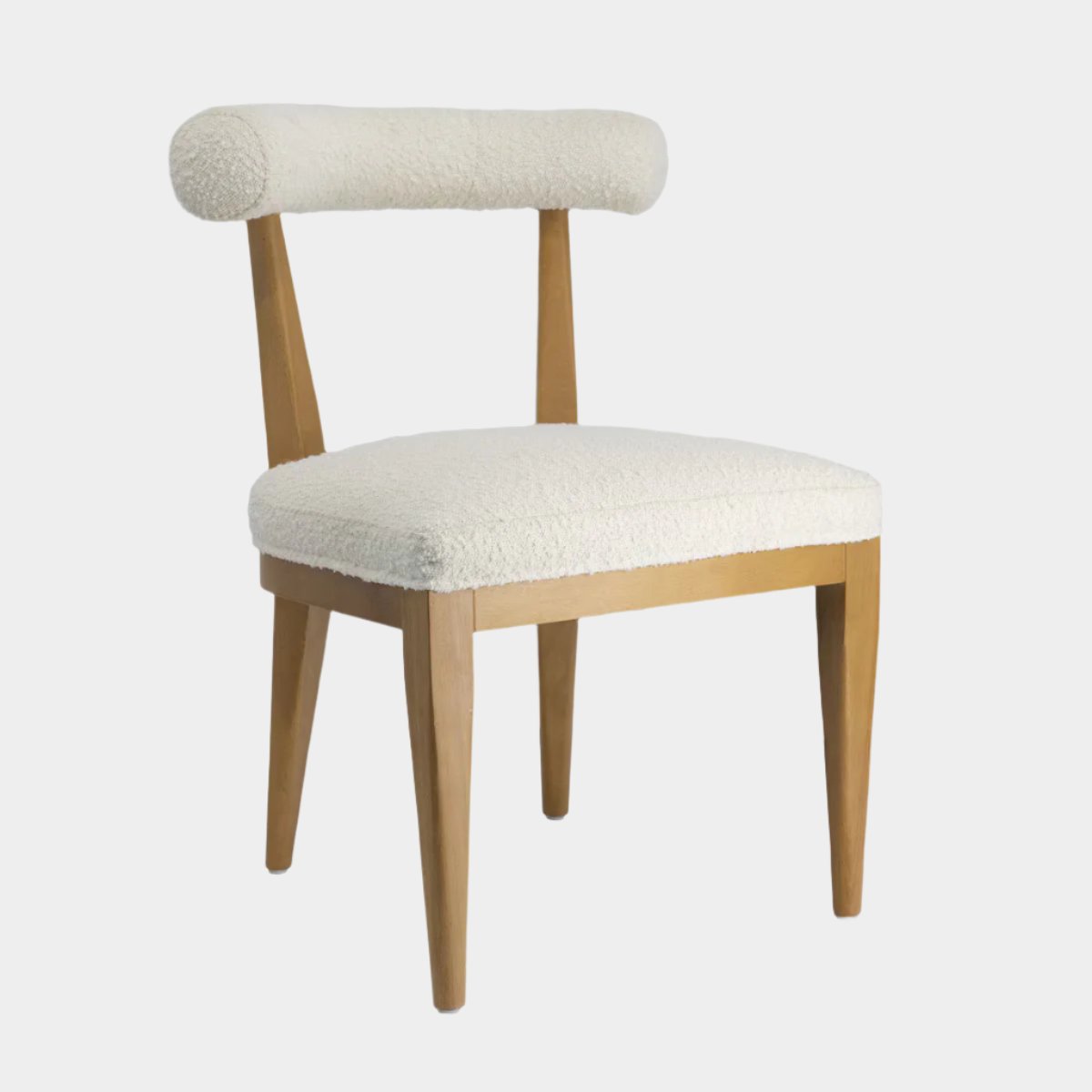 Palla Cream Performance Boucle Dining Chair