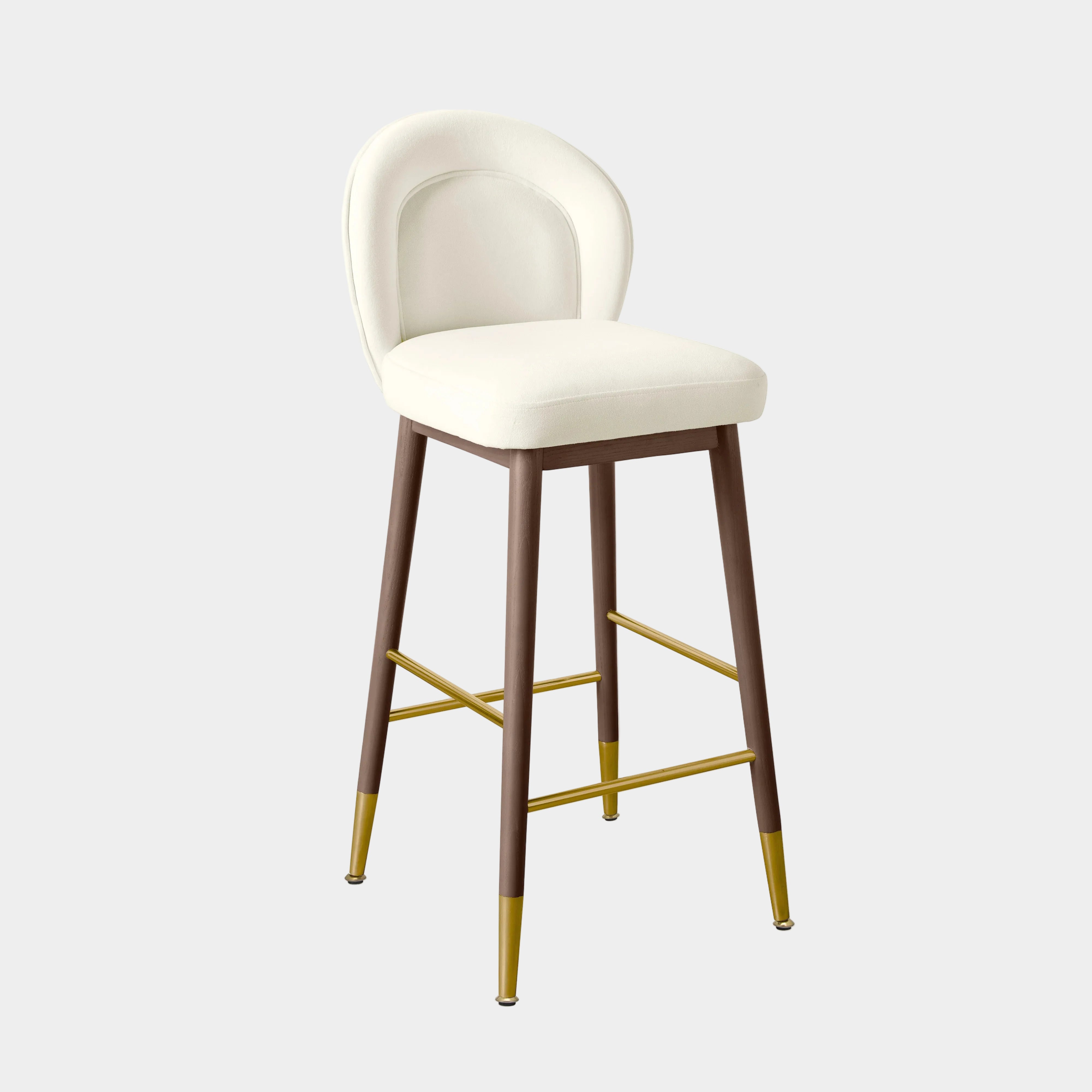 Hailey Performance Velvet Stool