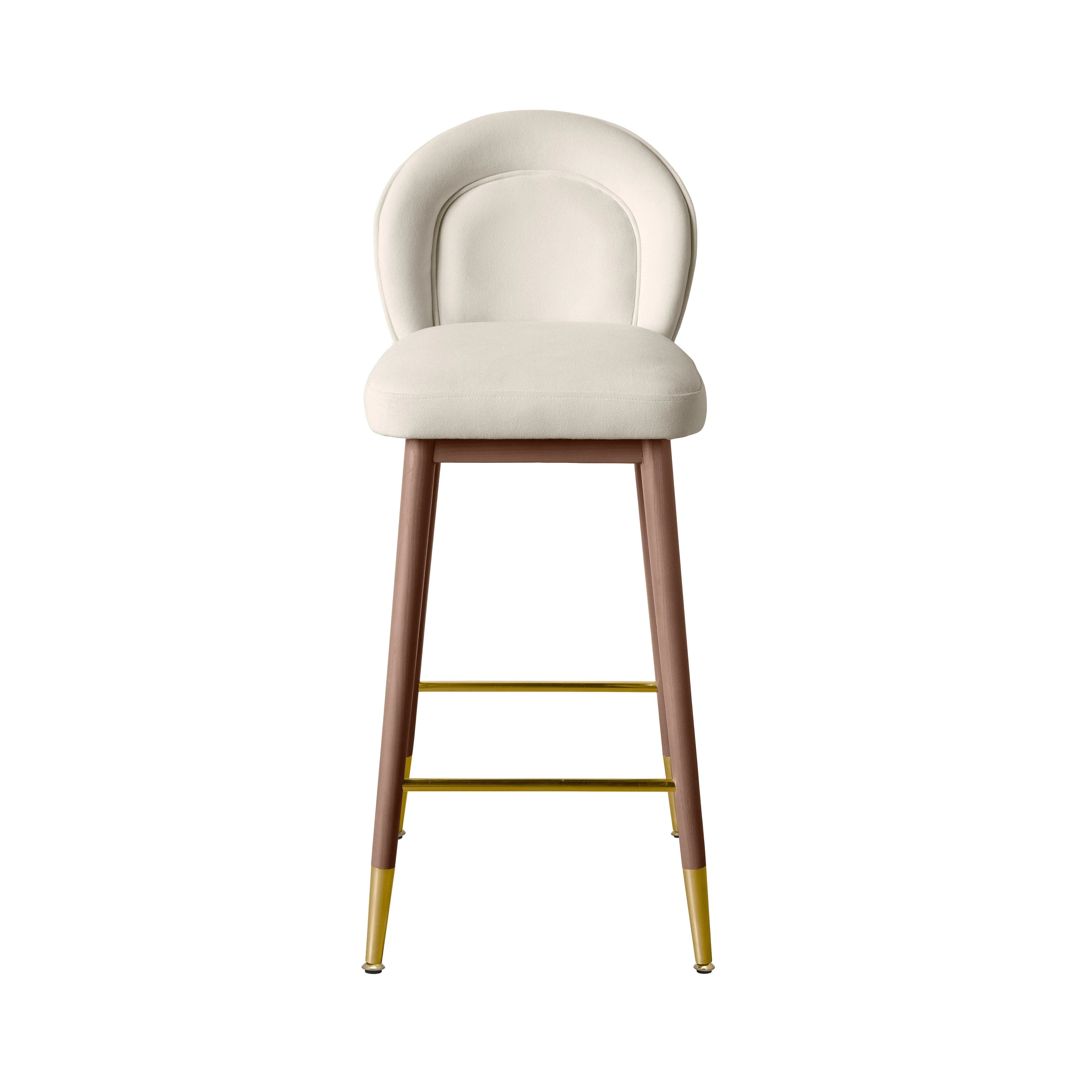 Hailey Performance Velvet Stool