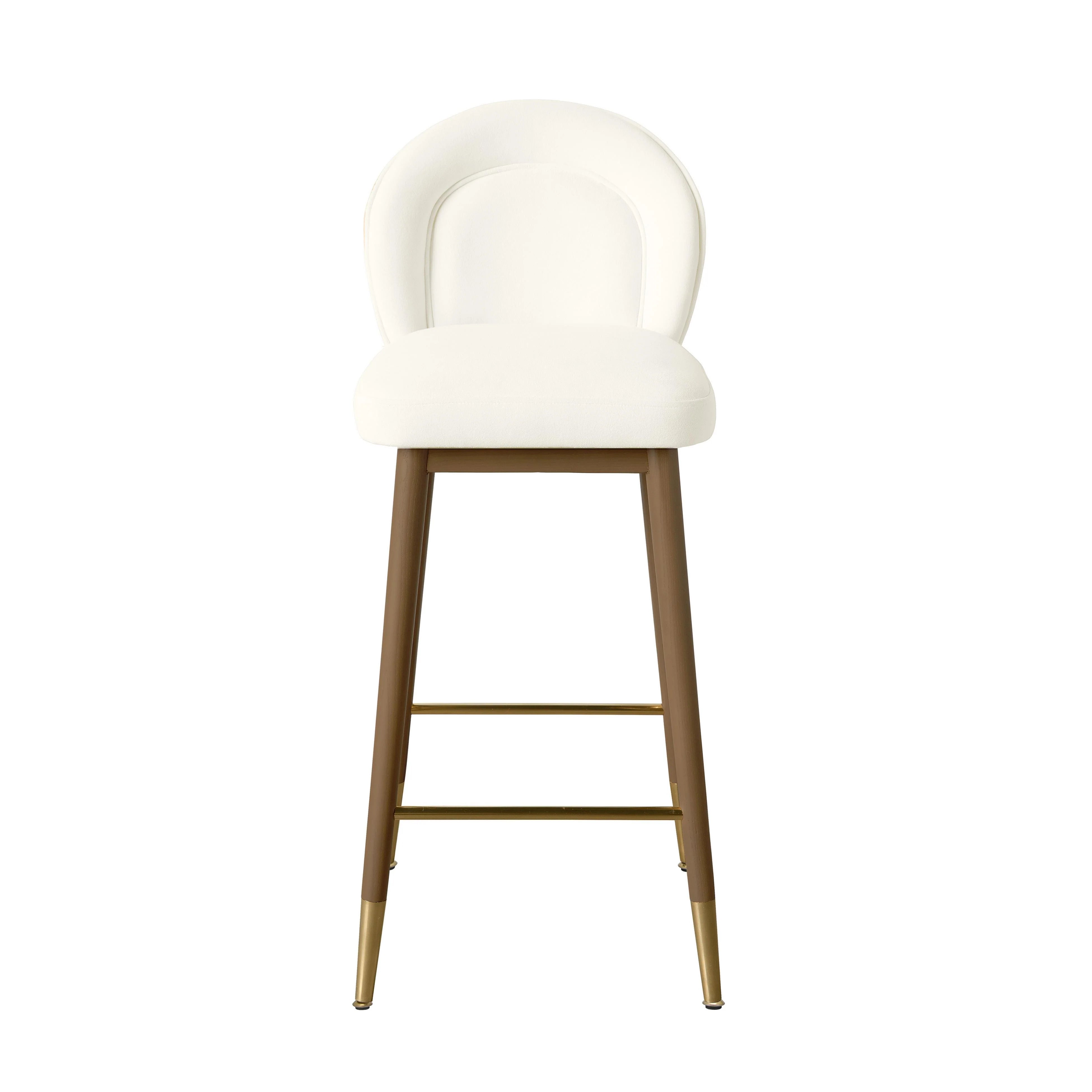 Hailey Performance Velvet Stool