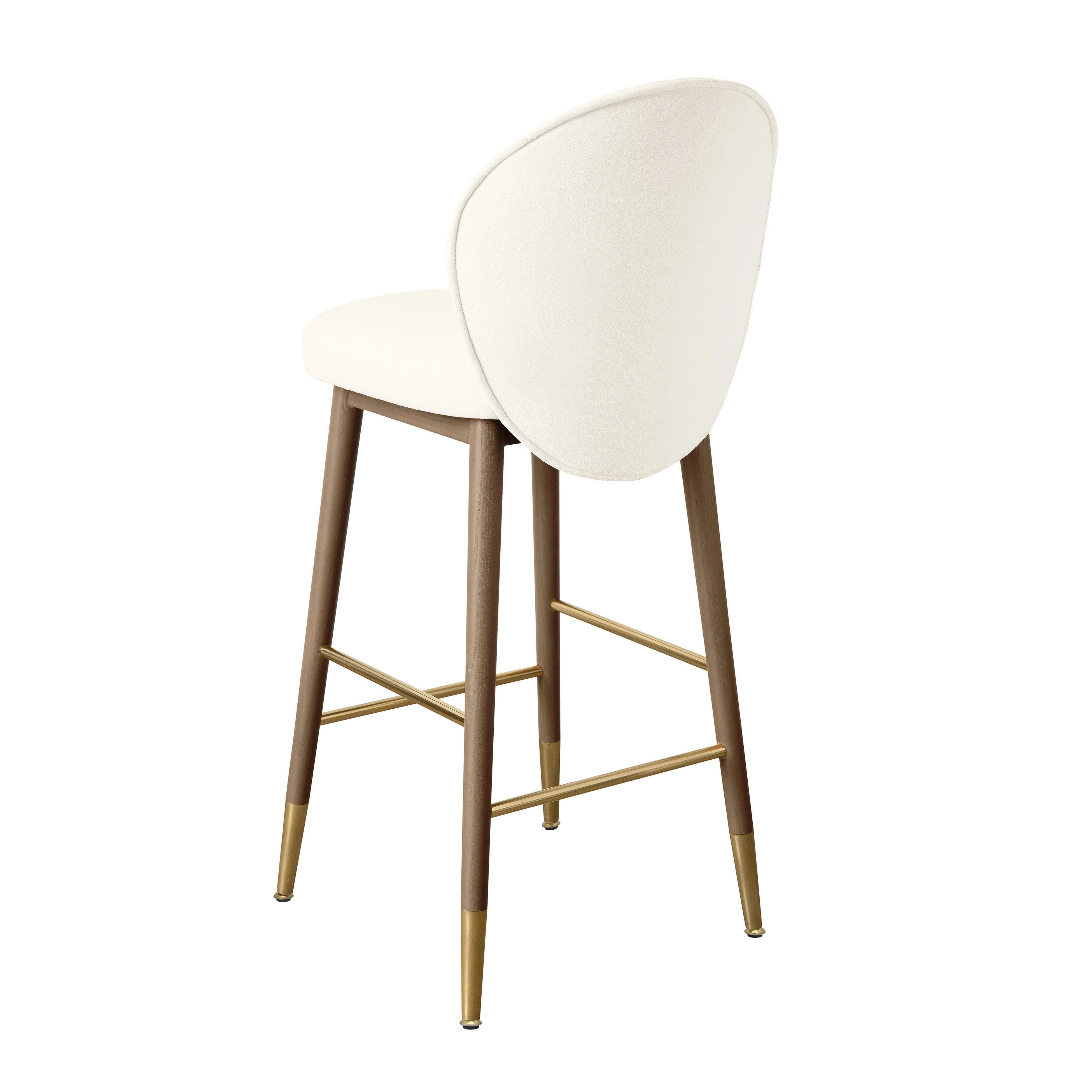 Hailey Performance Velvet Stool