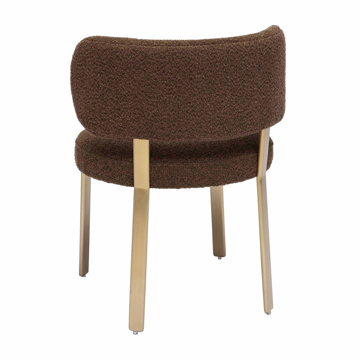 Margaret Chocolate Brown Performance Boucle Dining Chair