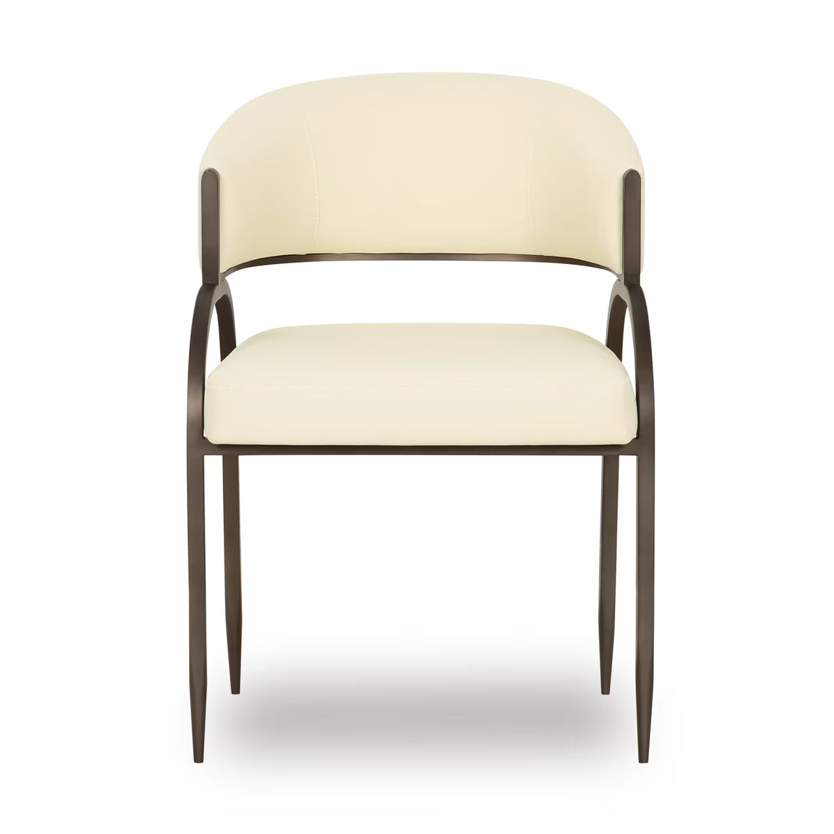 Tatum Cream Performance Vegan Leather Dining Chair