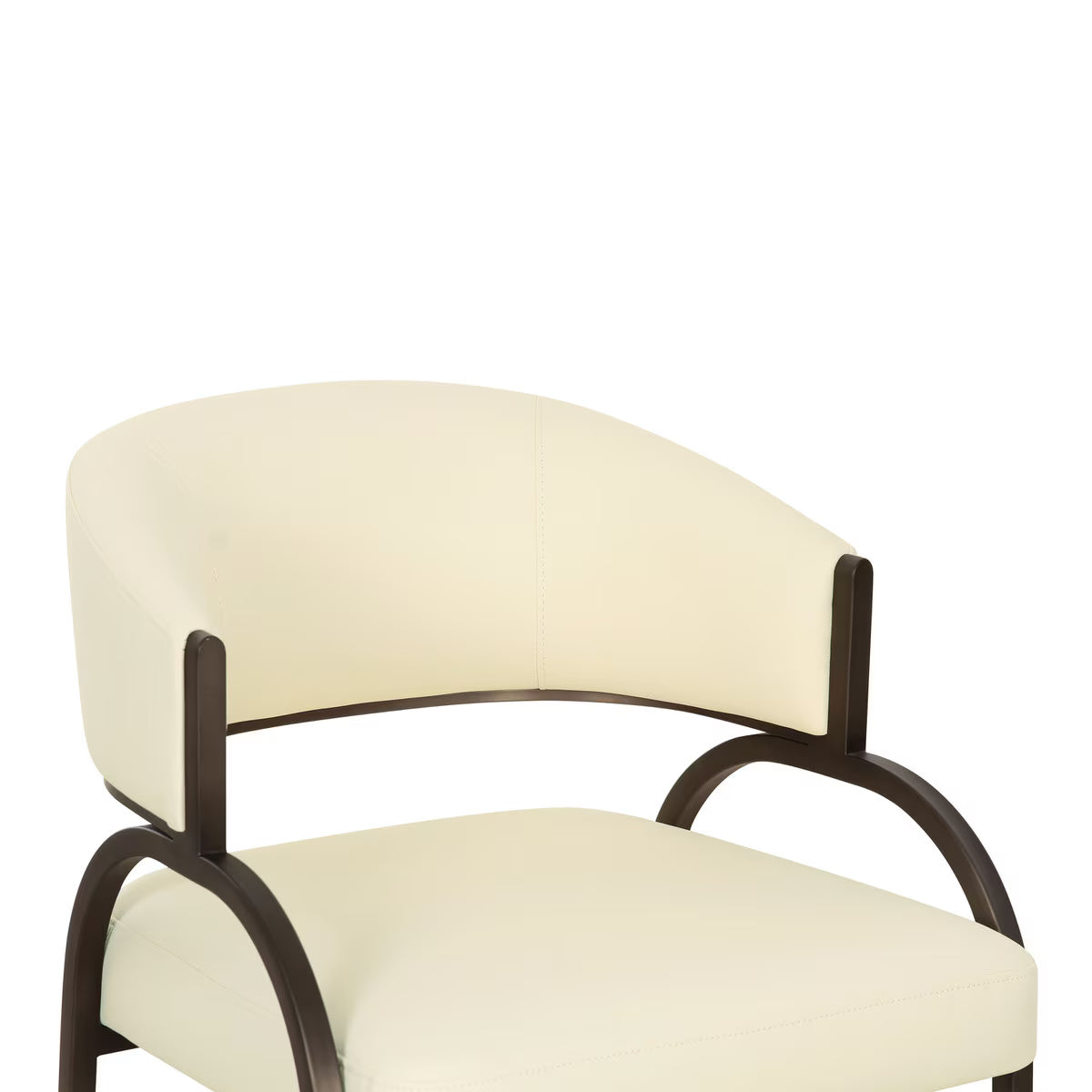 Tatum Cream Performance Vegan Leather Dining Chair