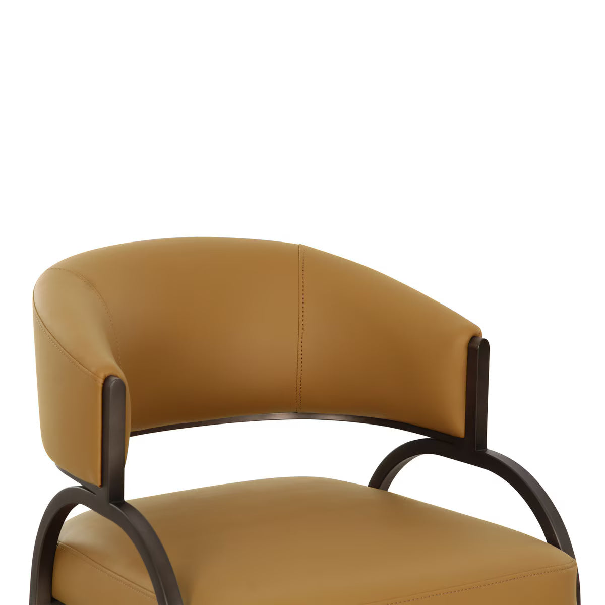 Tatum Tan Performance Vegan Leather Dining Chair