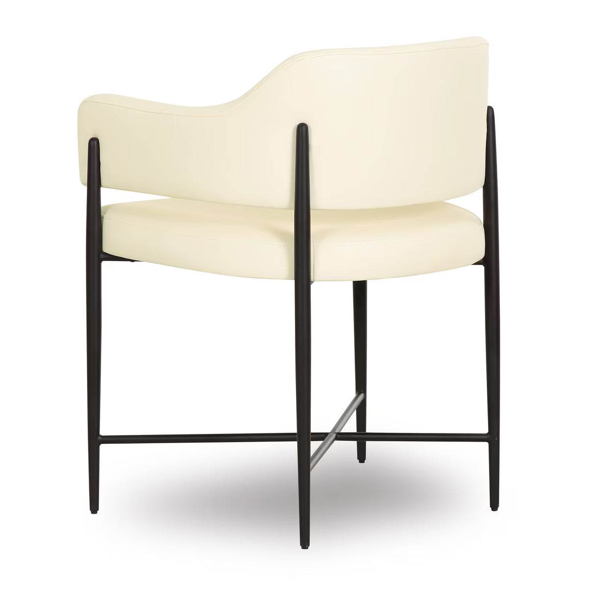 Sezanne Cream Vegan Leather Dining Chair