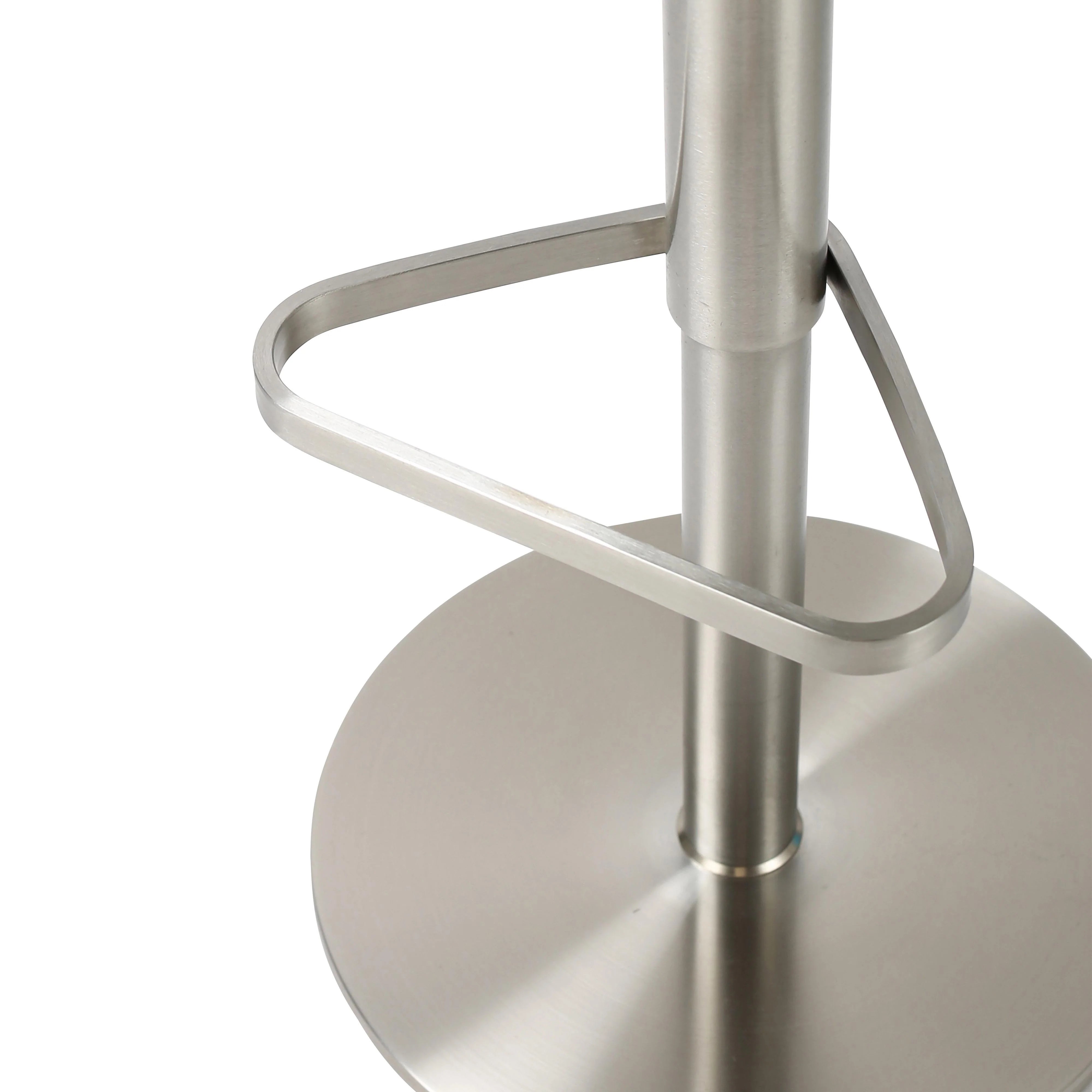 Tabouret réglable Boucle blanc et gris Astro