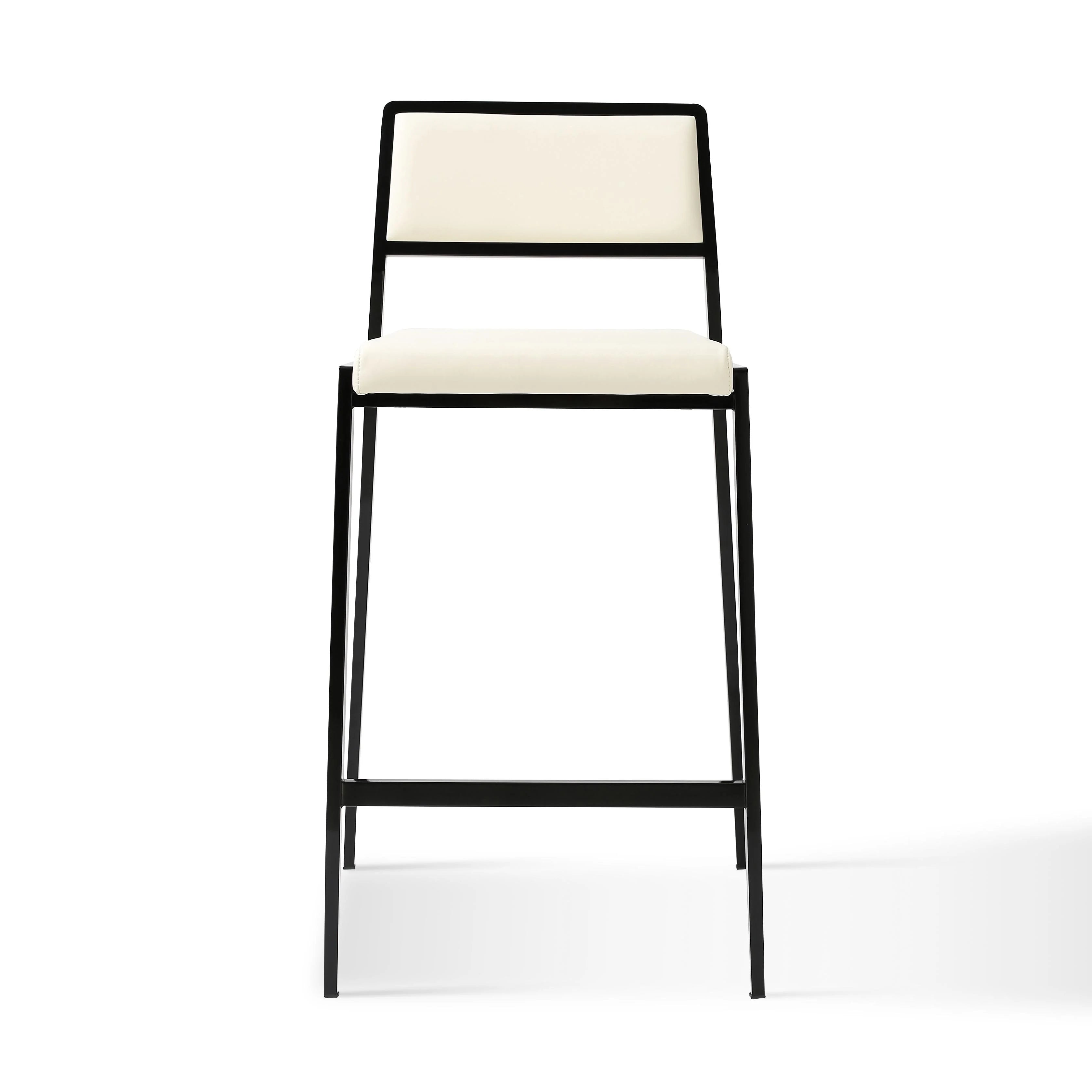 Gale Performance Vegan Leather Stackable Stool - Set of 2