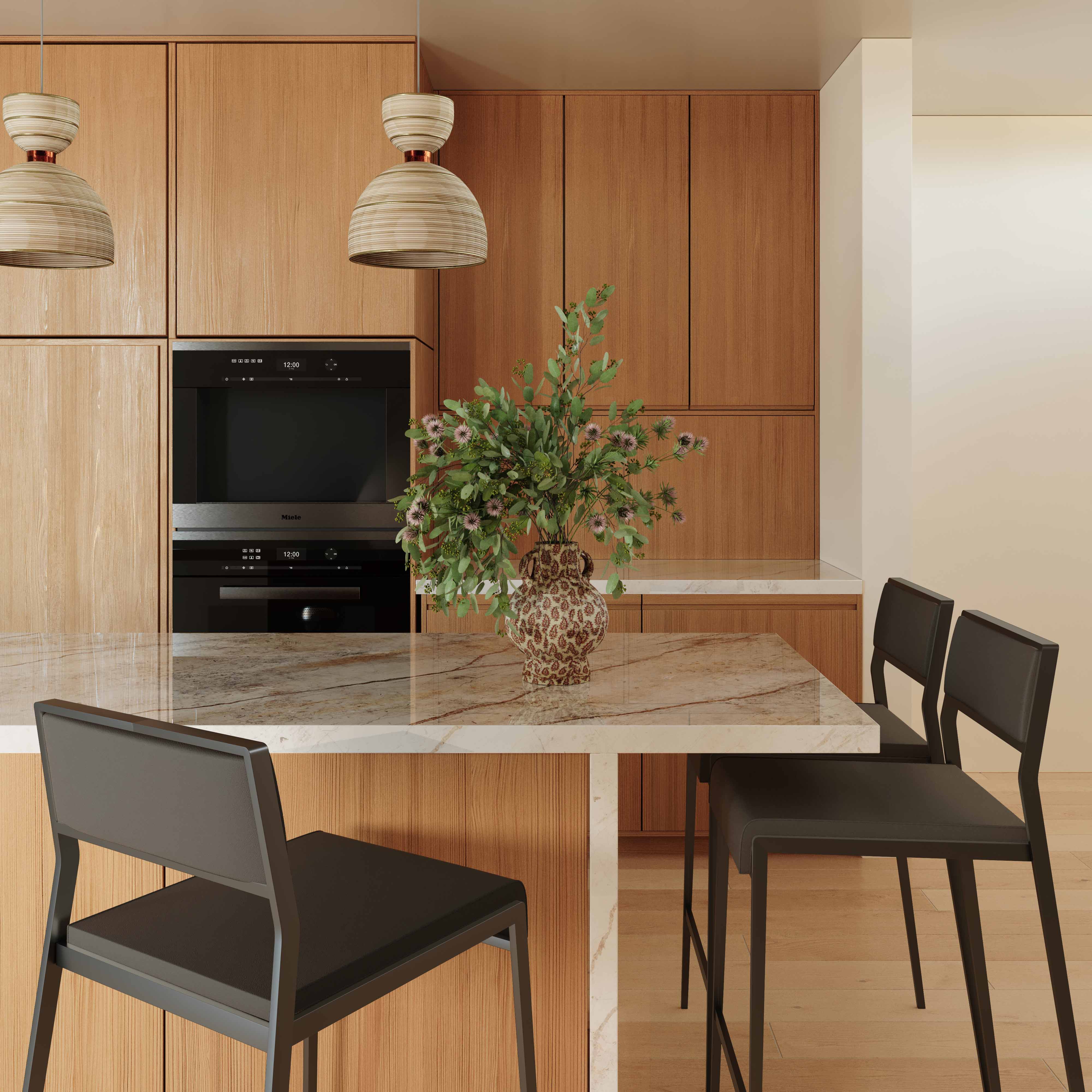 Gale Performance Vegan Leather Stackable Stool - Set of 2