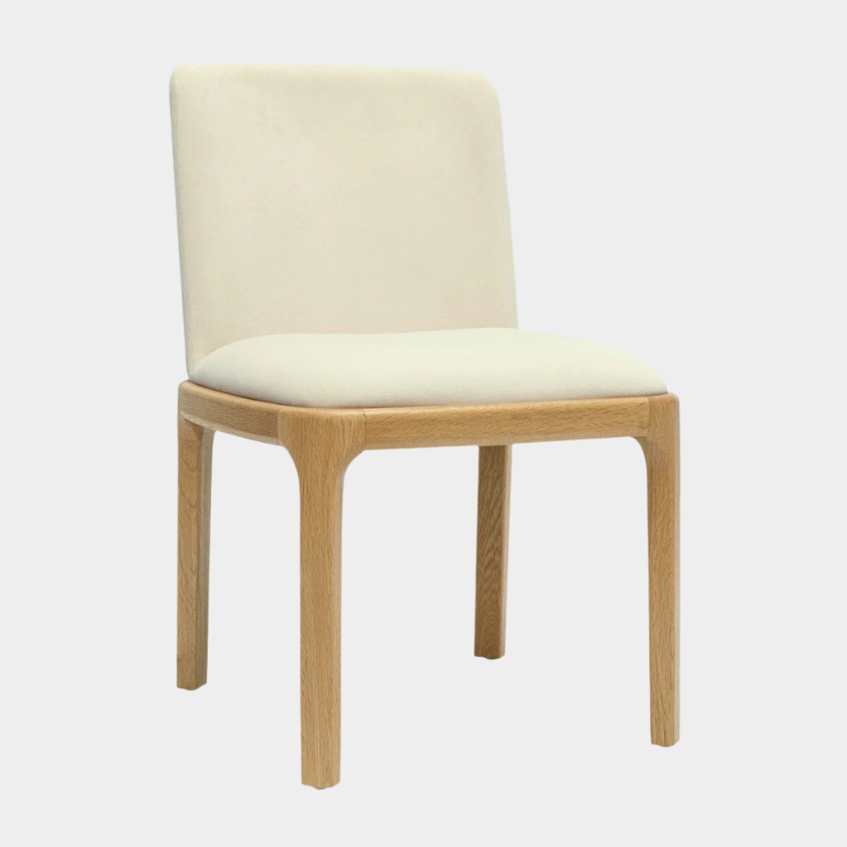 Rebecca Cream Performance Velvet Dining Chair