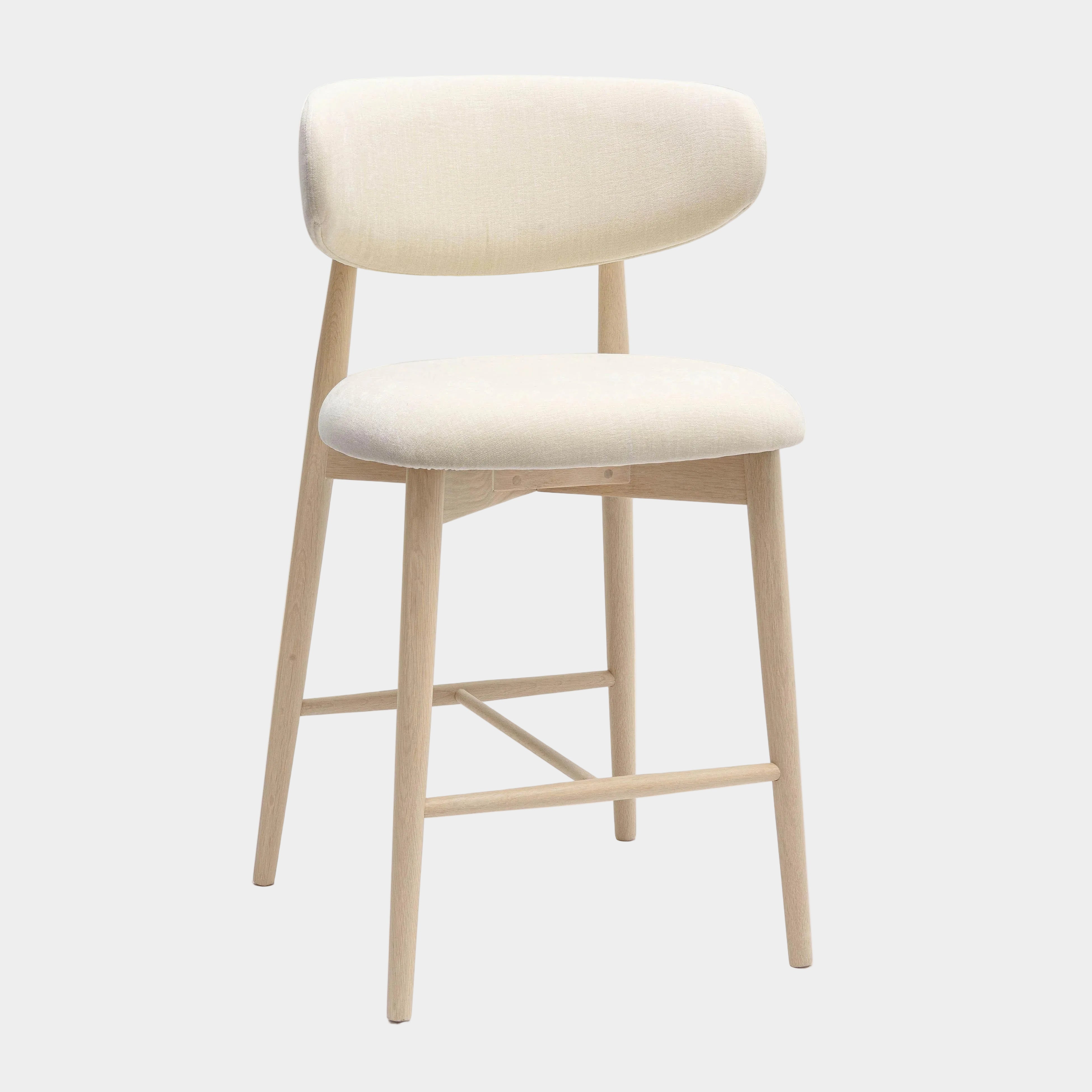 Zinea Performance Textured Velvet Counter Stool