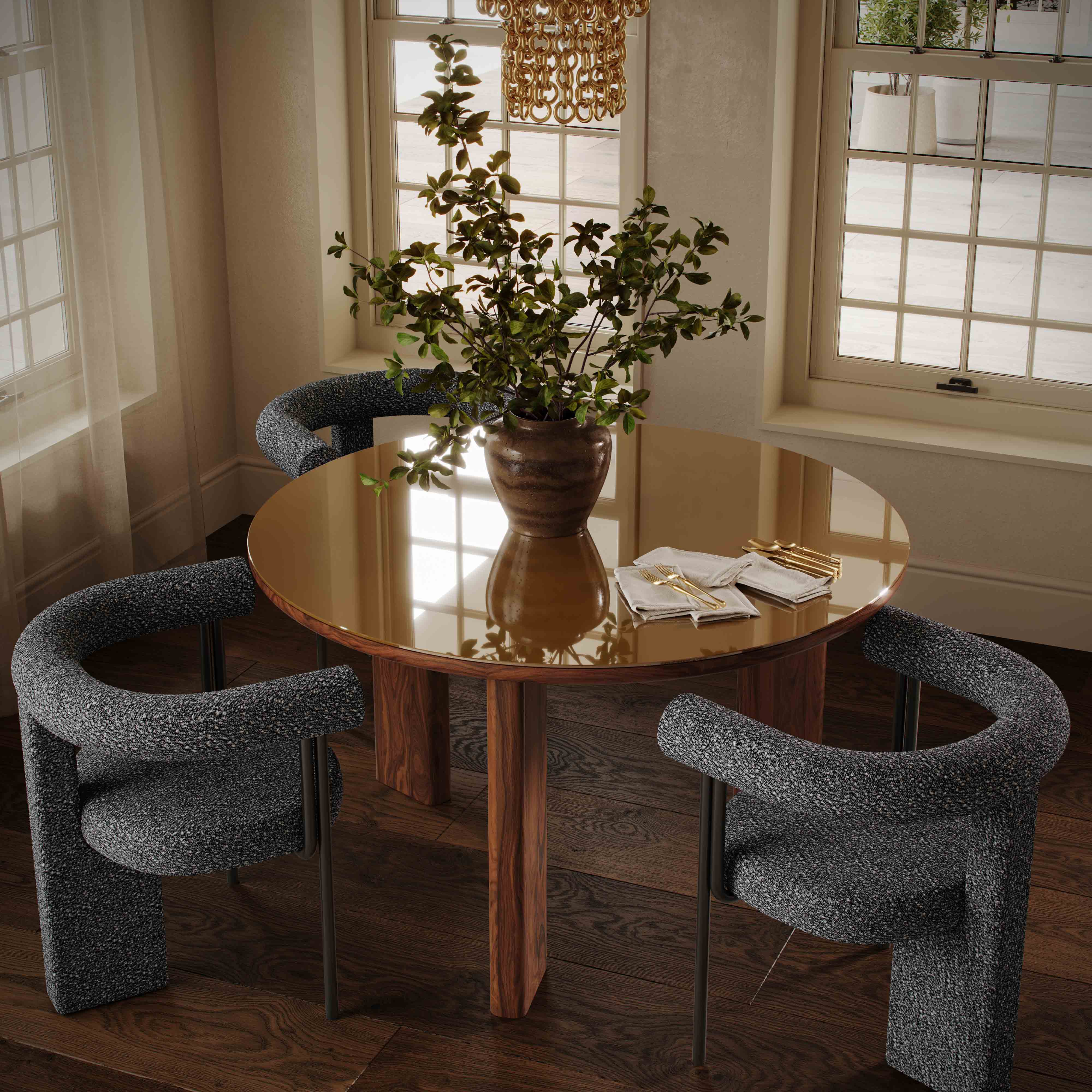 Synn Performance Boucle Dining Chair