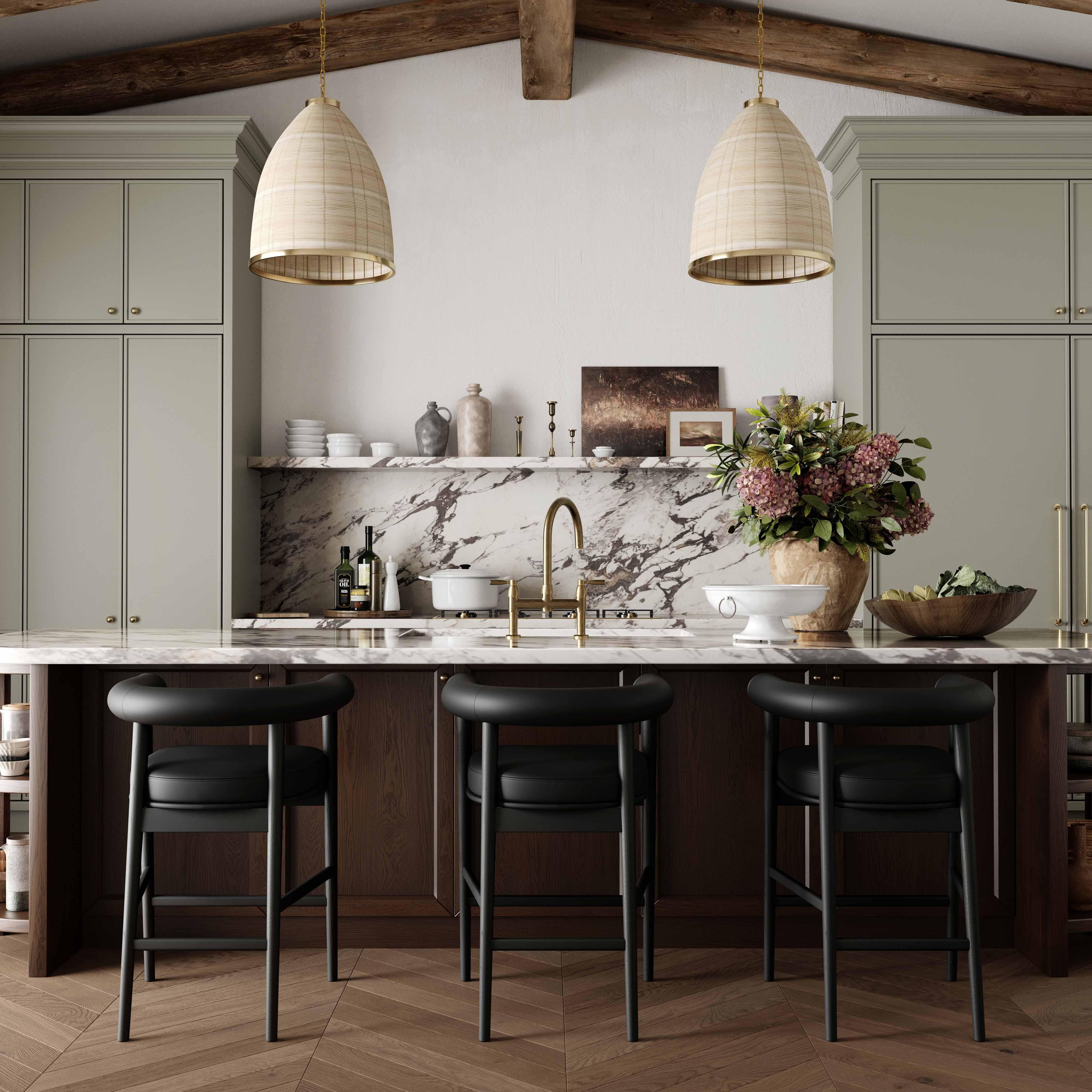 Spara Performance Vegan Leather Counter Stool