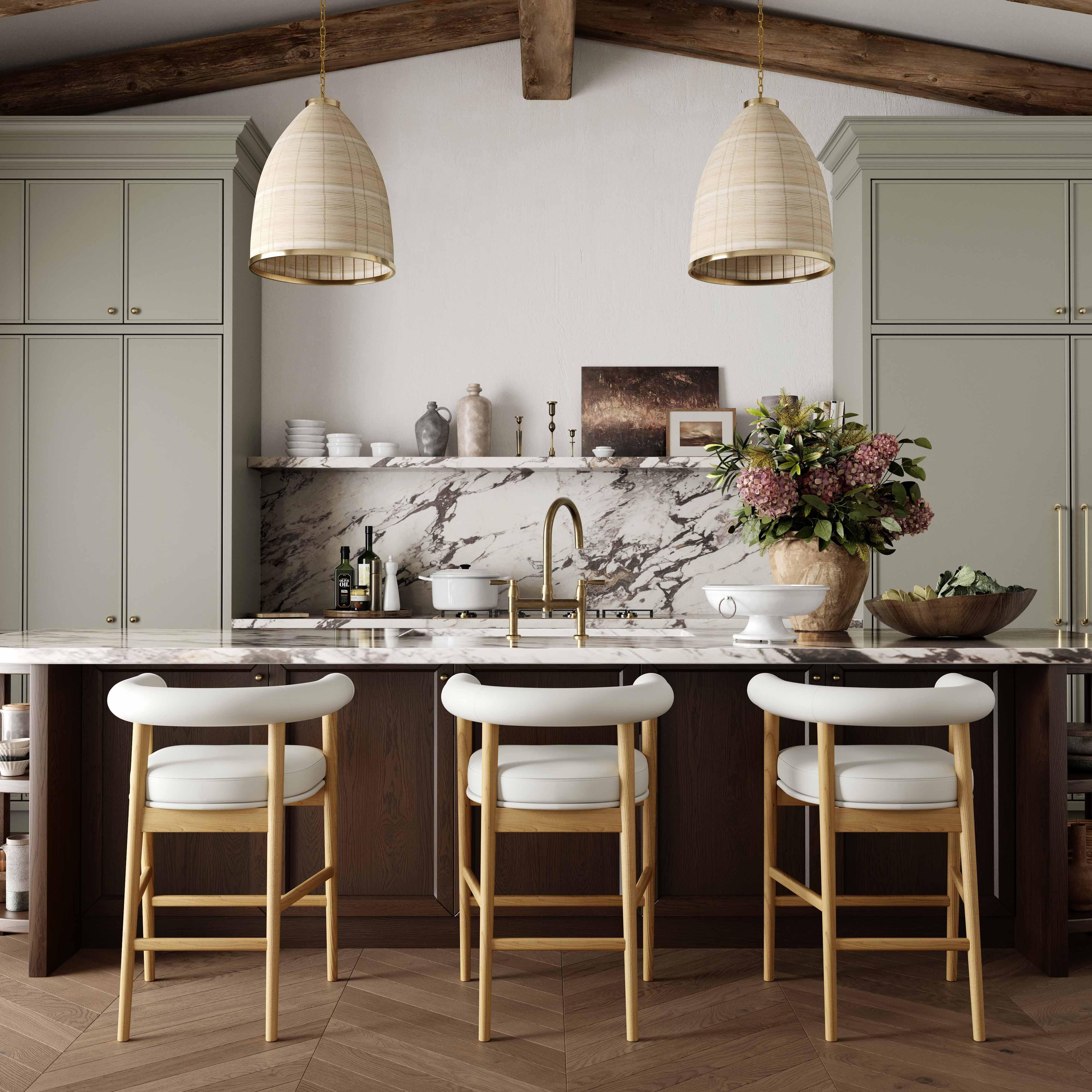 Spara Performance Vegan Leather Counter Stool