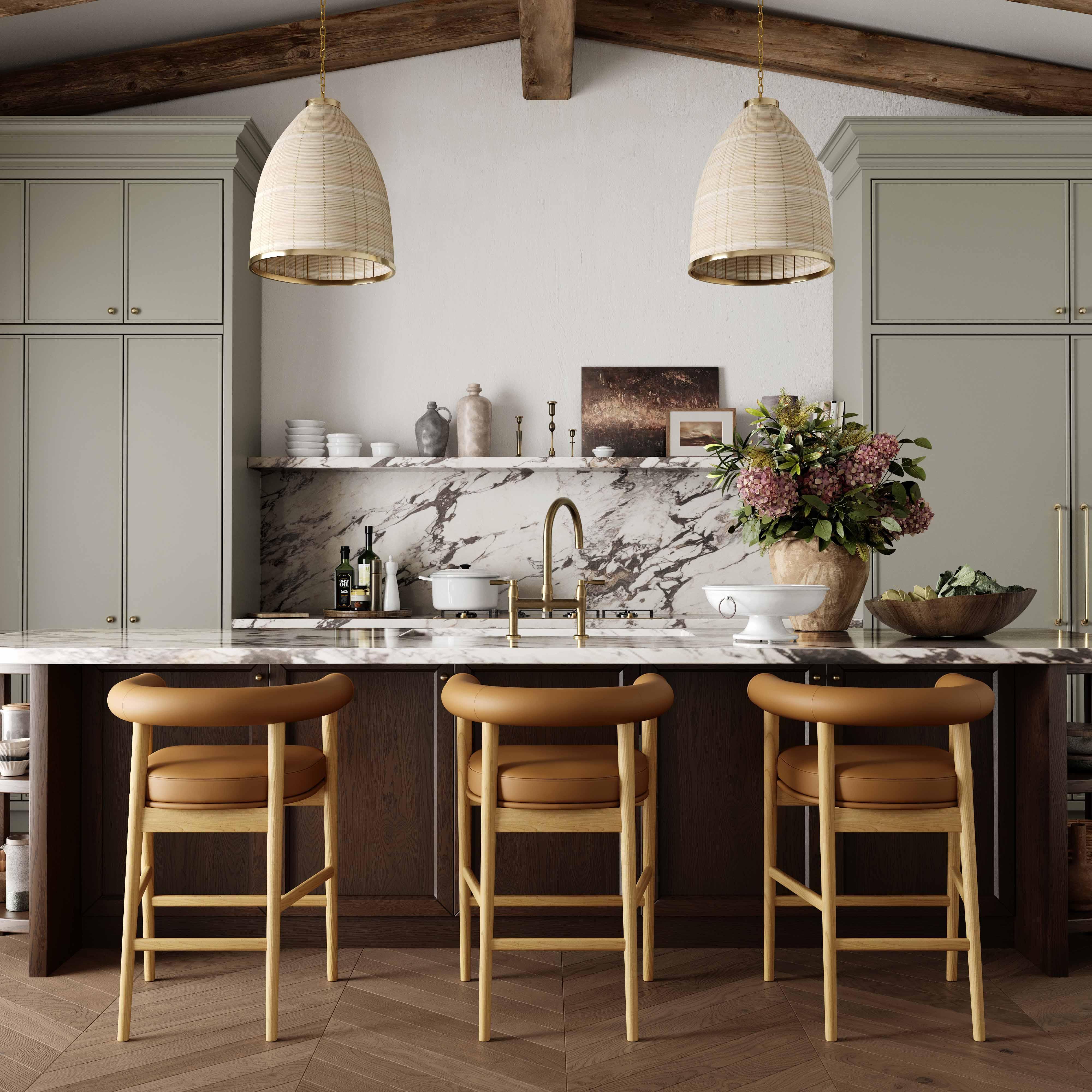 Spara Performance Vegan Leather Counter Stool