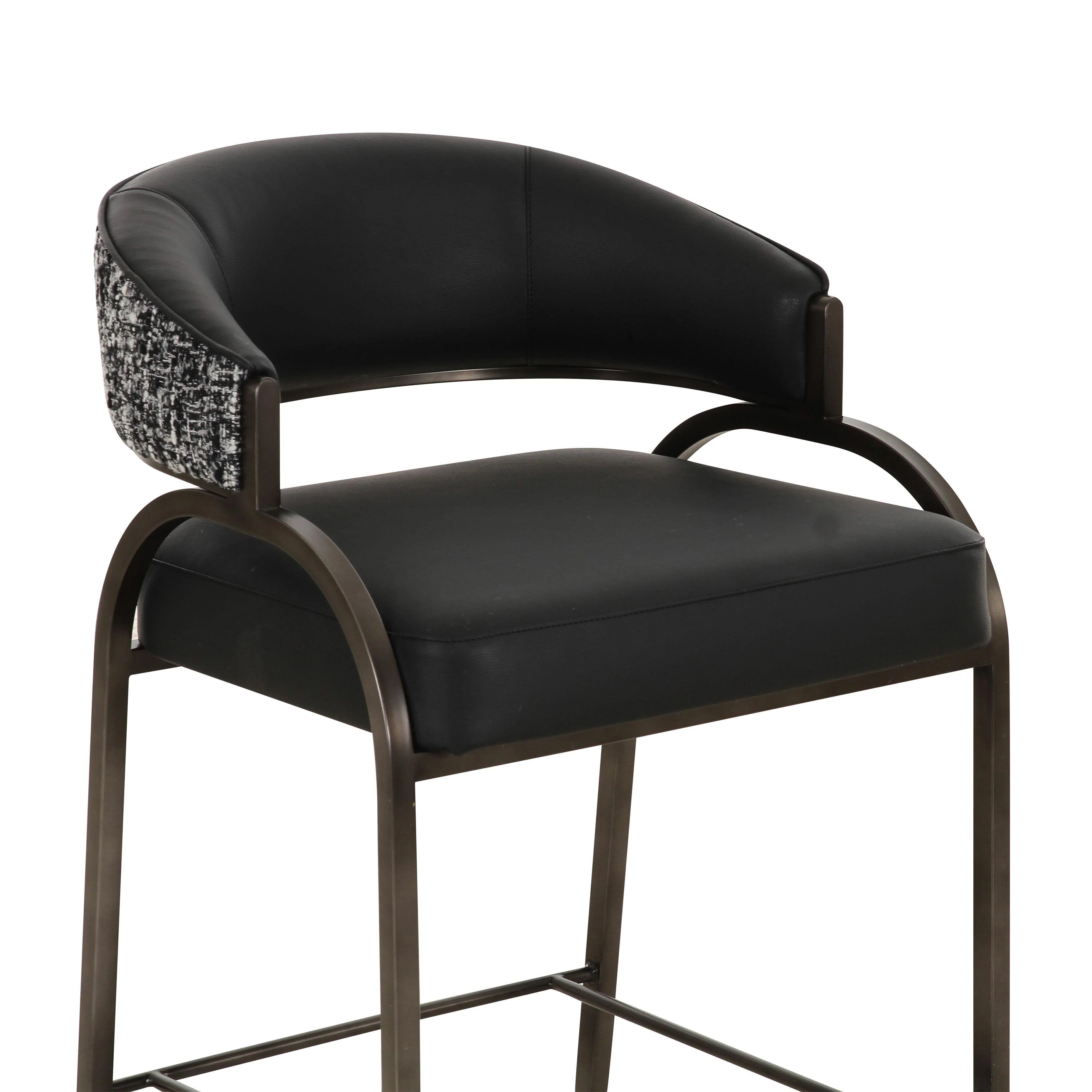 Tatum 2-Tone Performance Vegan Leather Counter Stool