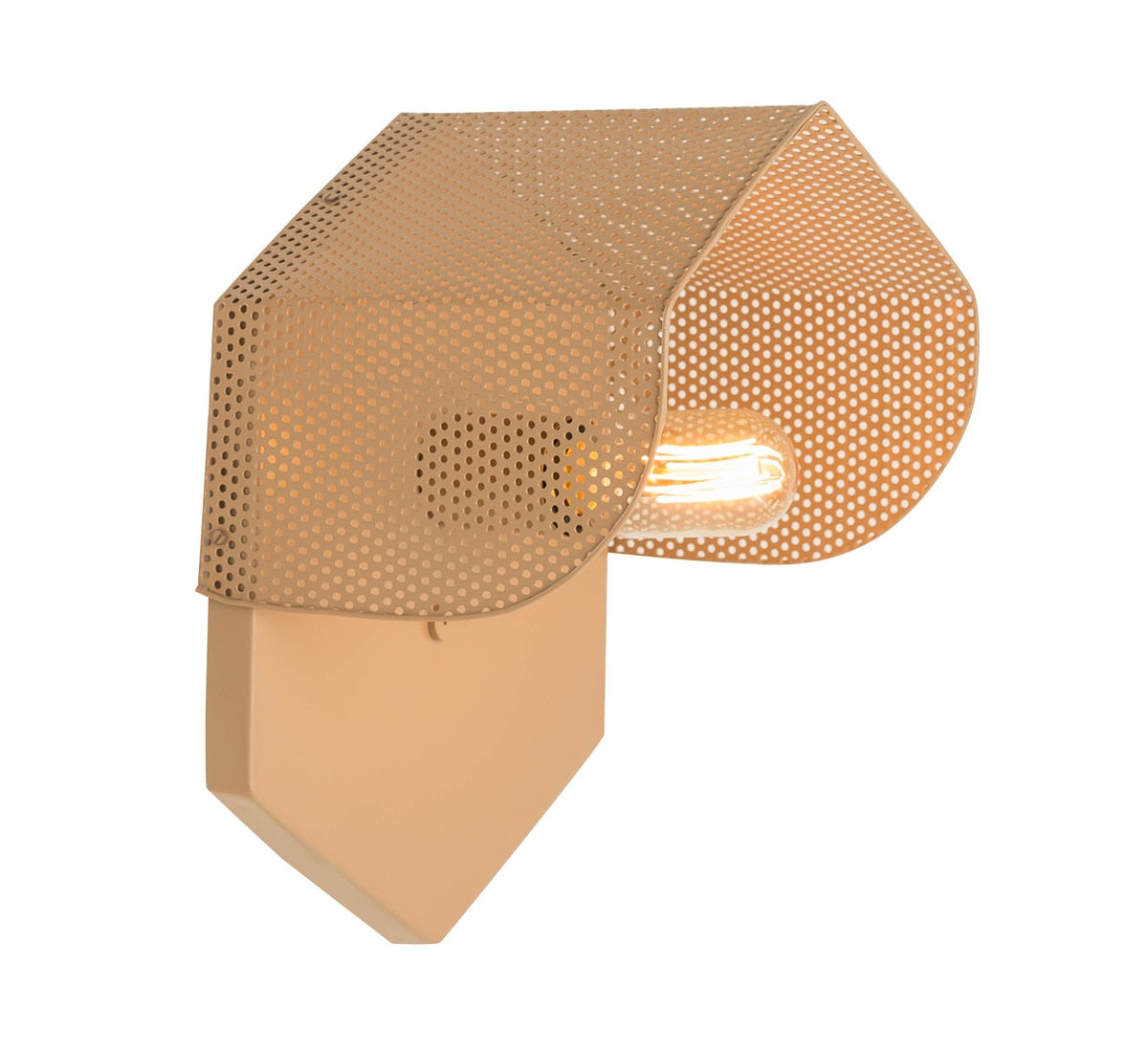 Mokhtar Tan Hexagon Wall Sconce