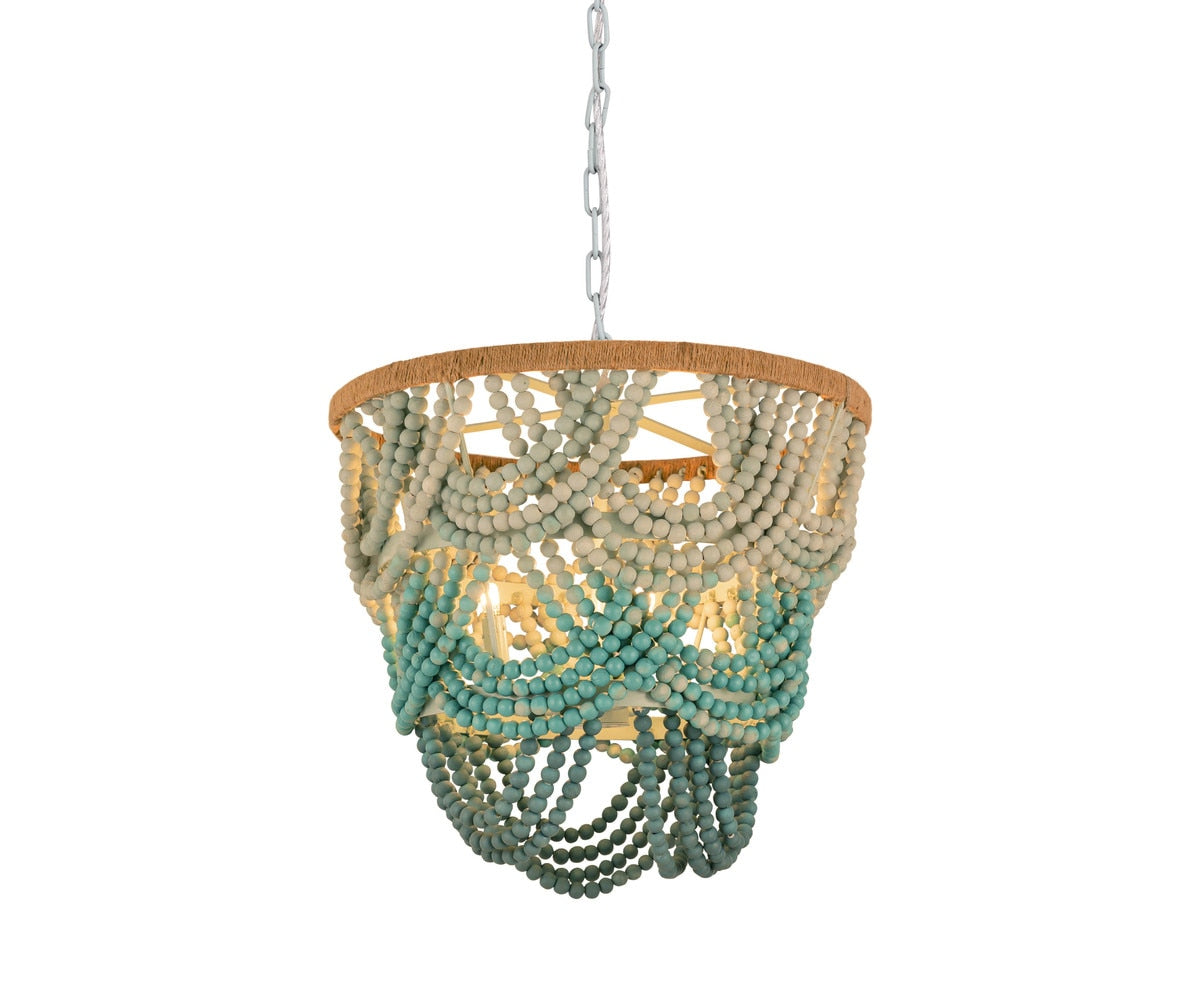 Jade Beaded Chandelier