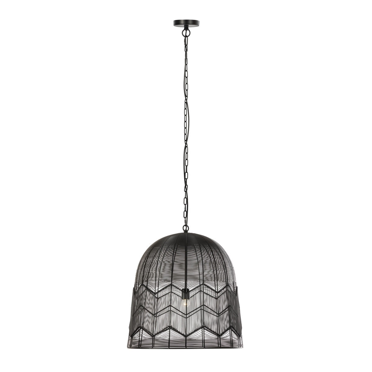 Tessa Black Large Pendant Lamp