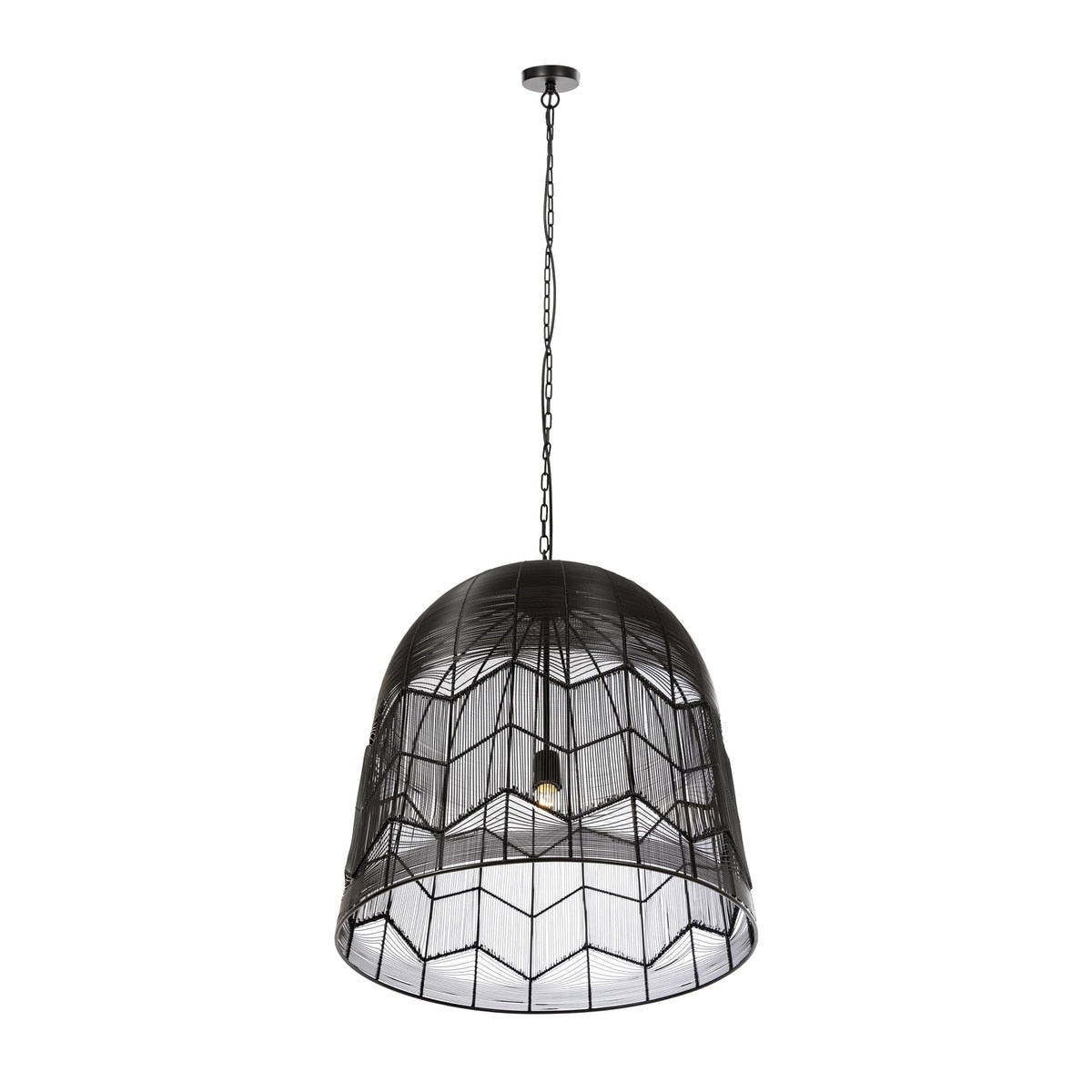 Tessa Black Large Pendant Lamp