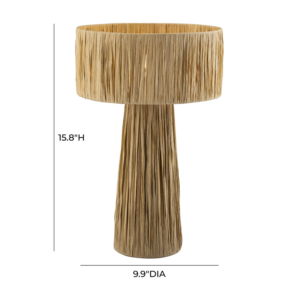 Shelby Raffia Table Lamp