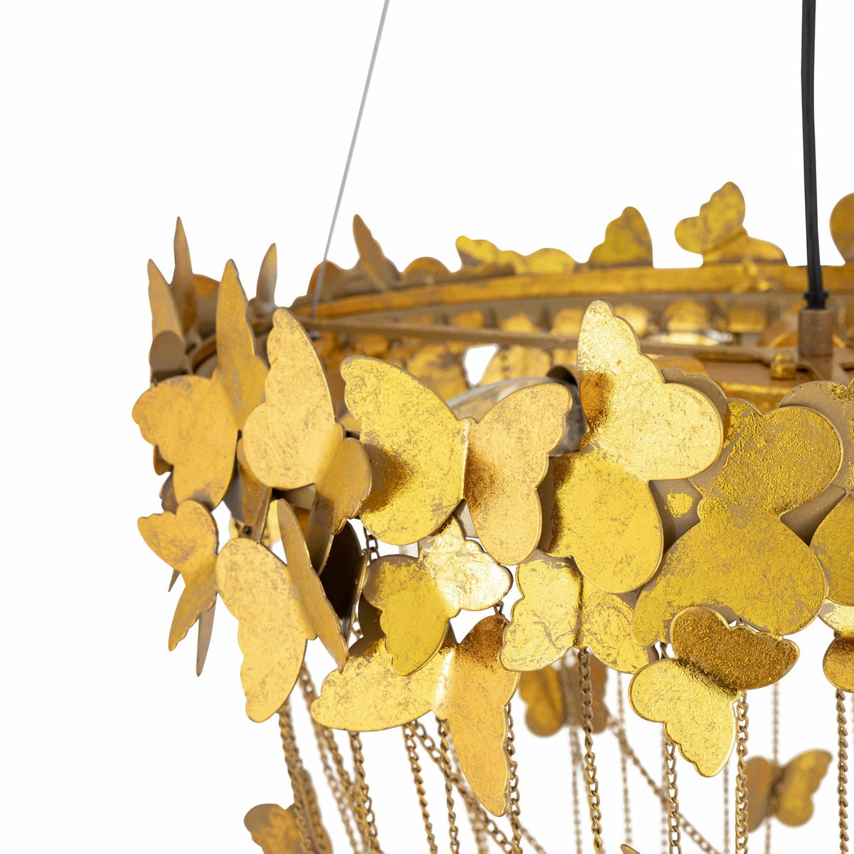 Butterfly Gold Chandelier