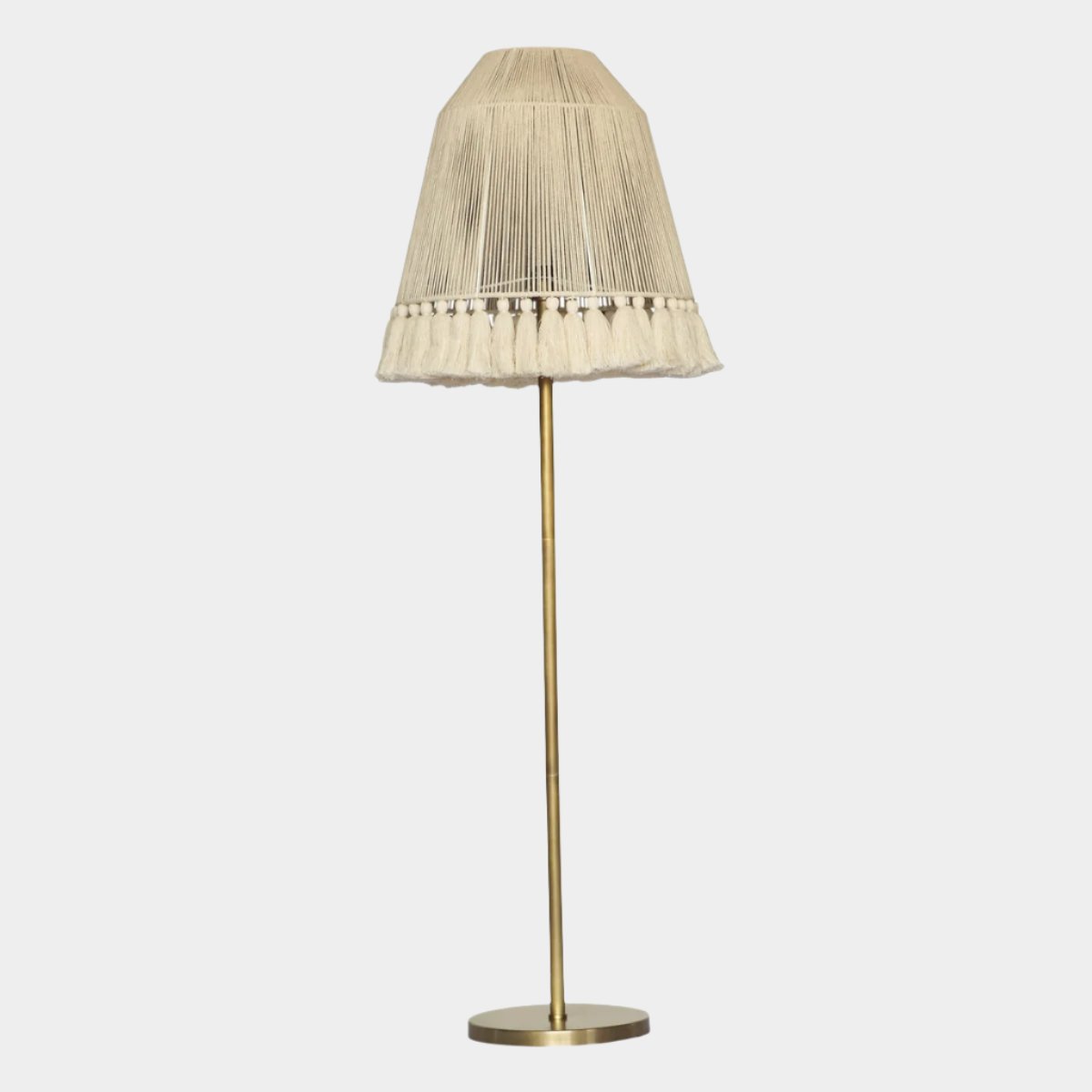 June White Medium Floor Lamp