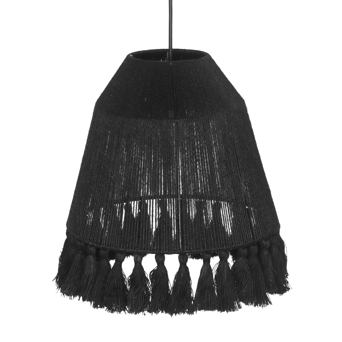 Bokaro Black Jute Pendant Lamp