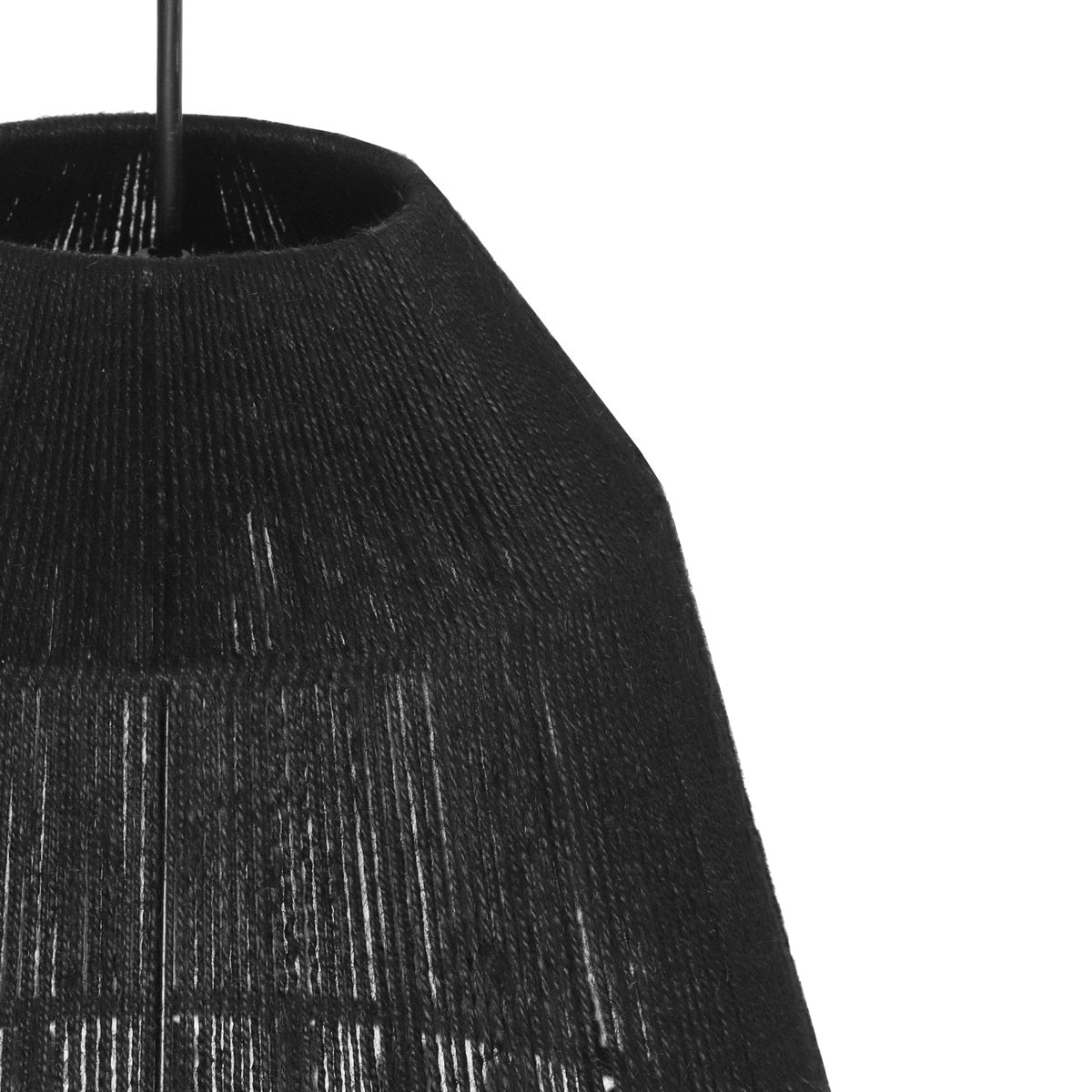 Bokaro Black Jute Pendant Lamp