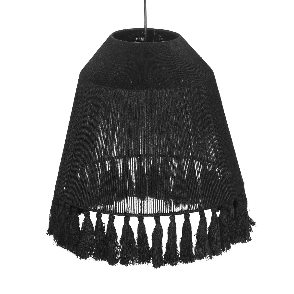 Bokaro Black Jute Large Pendant Lamp