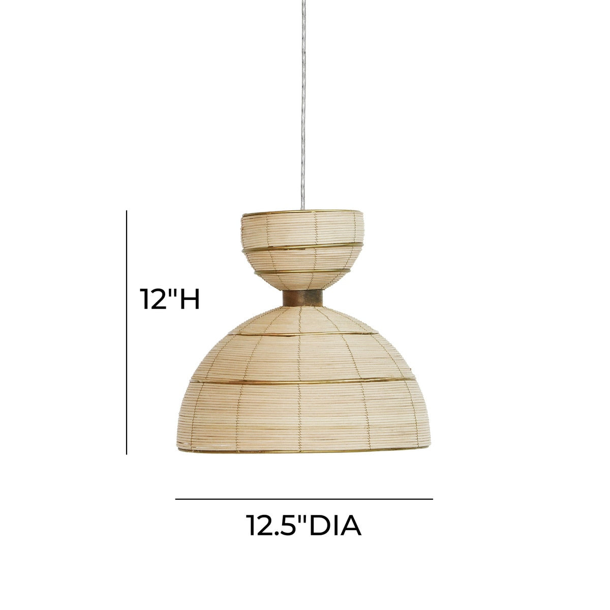 Lydia Rattan Pendant Lamp