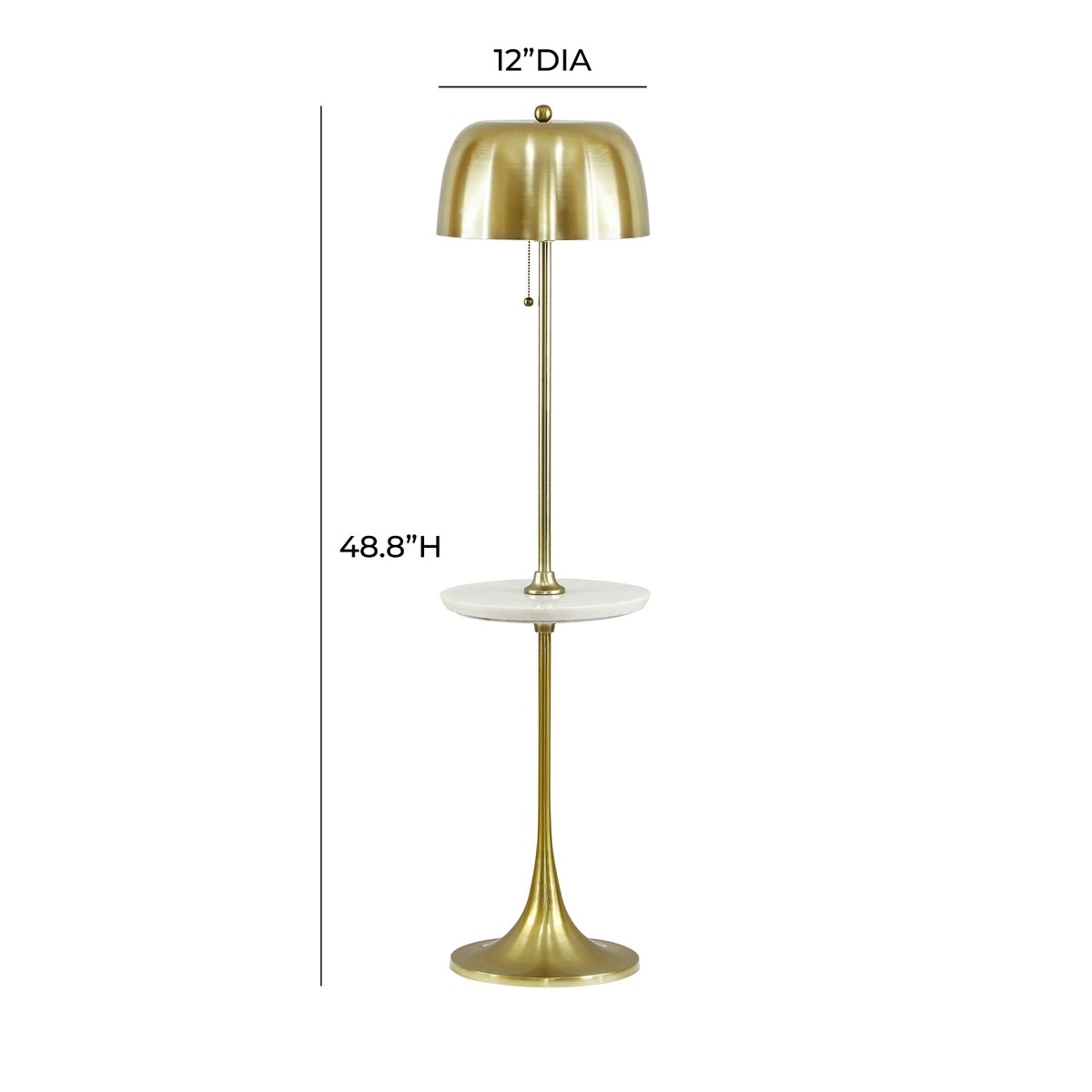 Sienna Gold Floor Lamp