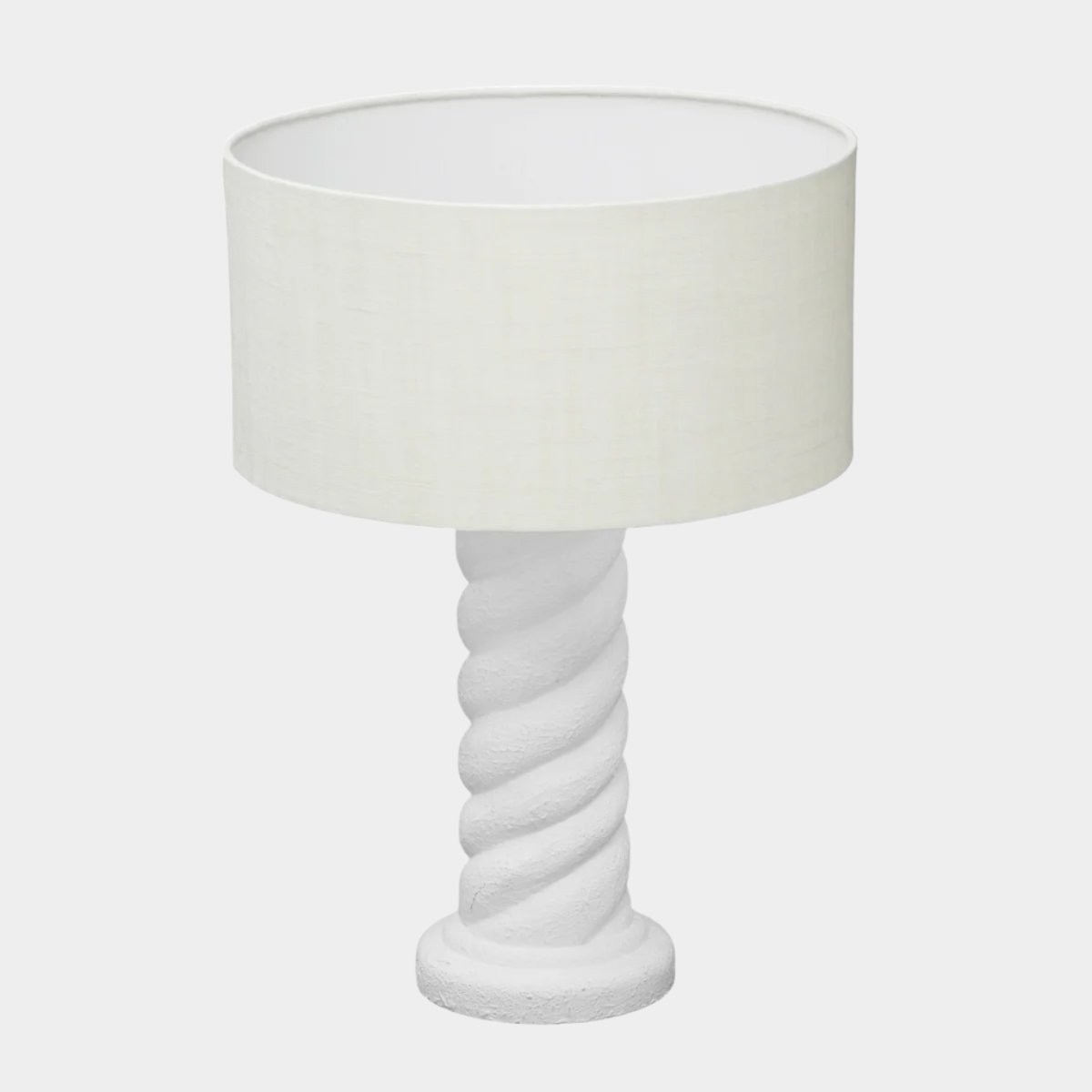 Rapunzel White and Cream Table Lamp