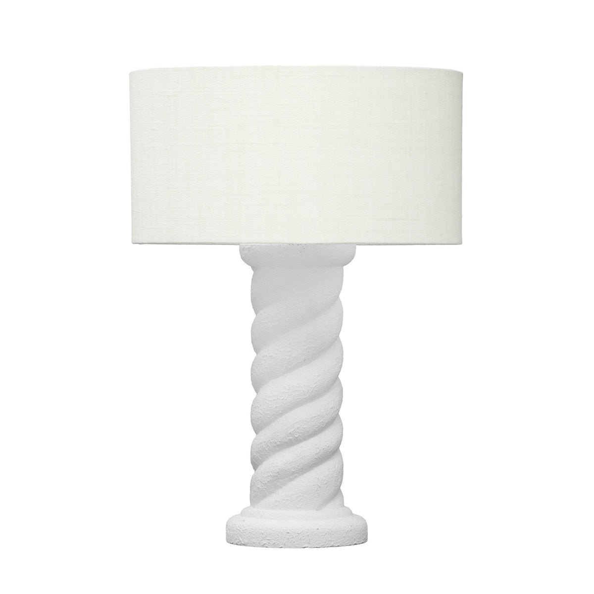 Lampe de table blanche et crème Raiponce