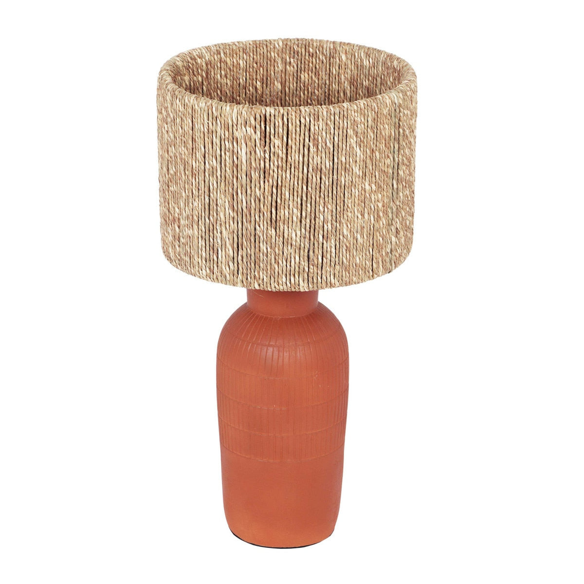 Lampe de table en terre cuite naturelle Atrani