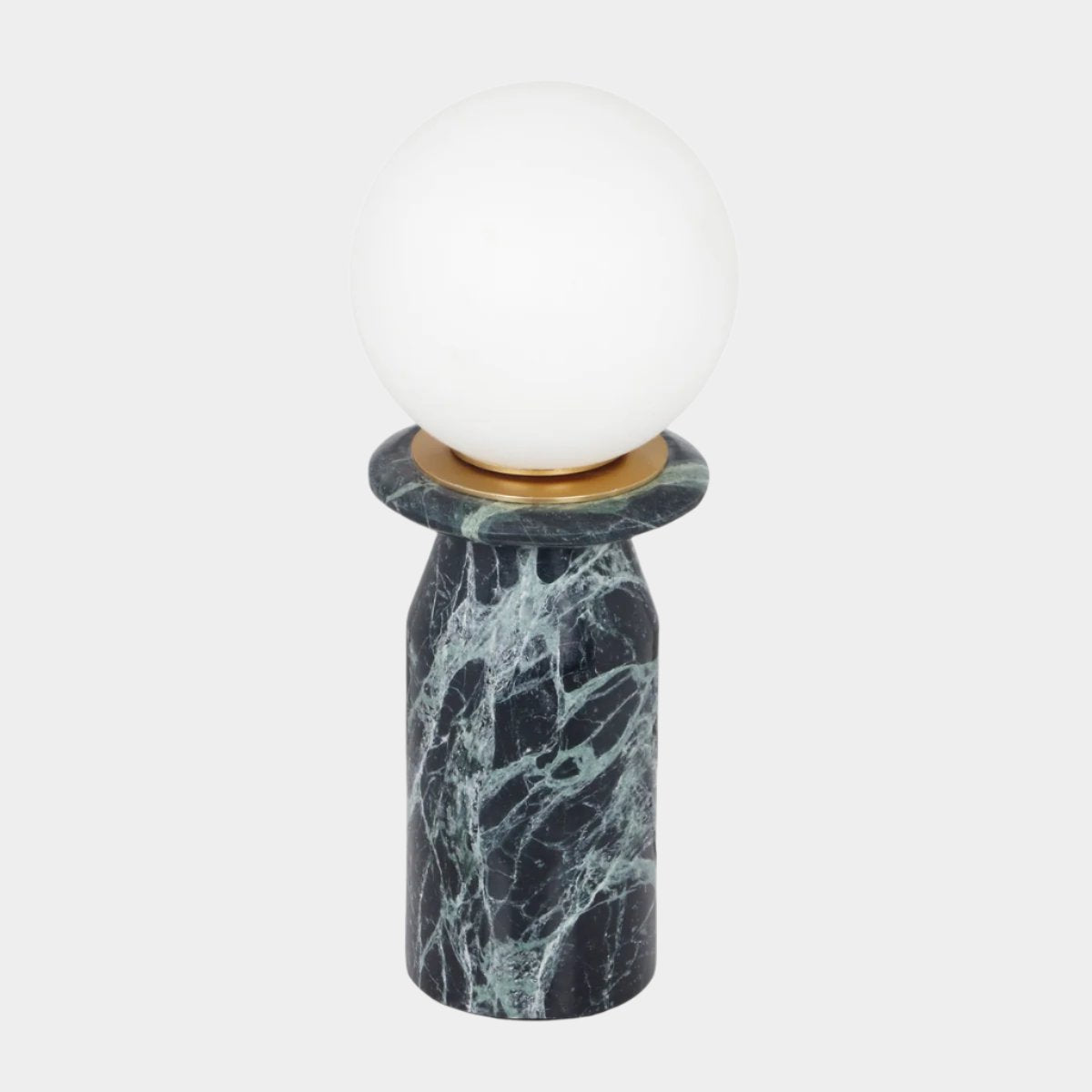 Globe Malachite Marble Lamp