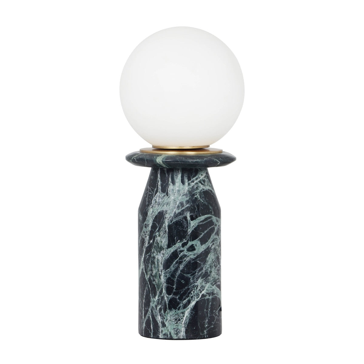 Globe Malachite Marble Lamp