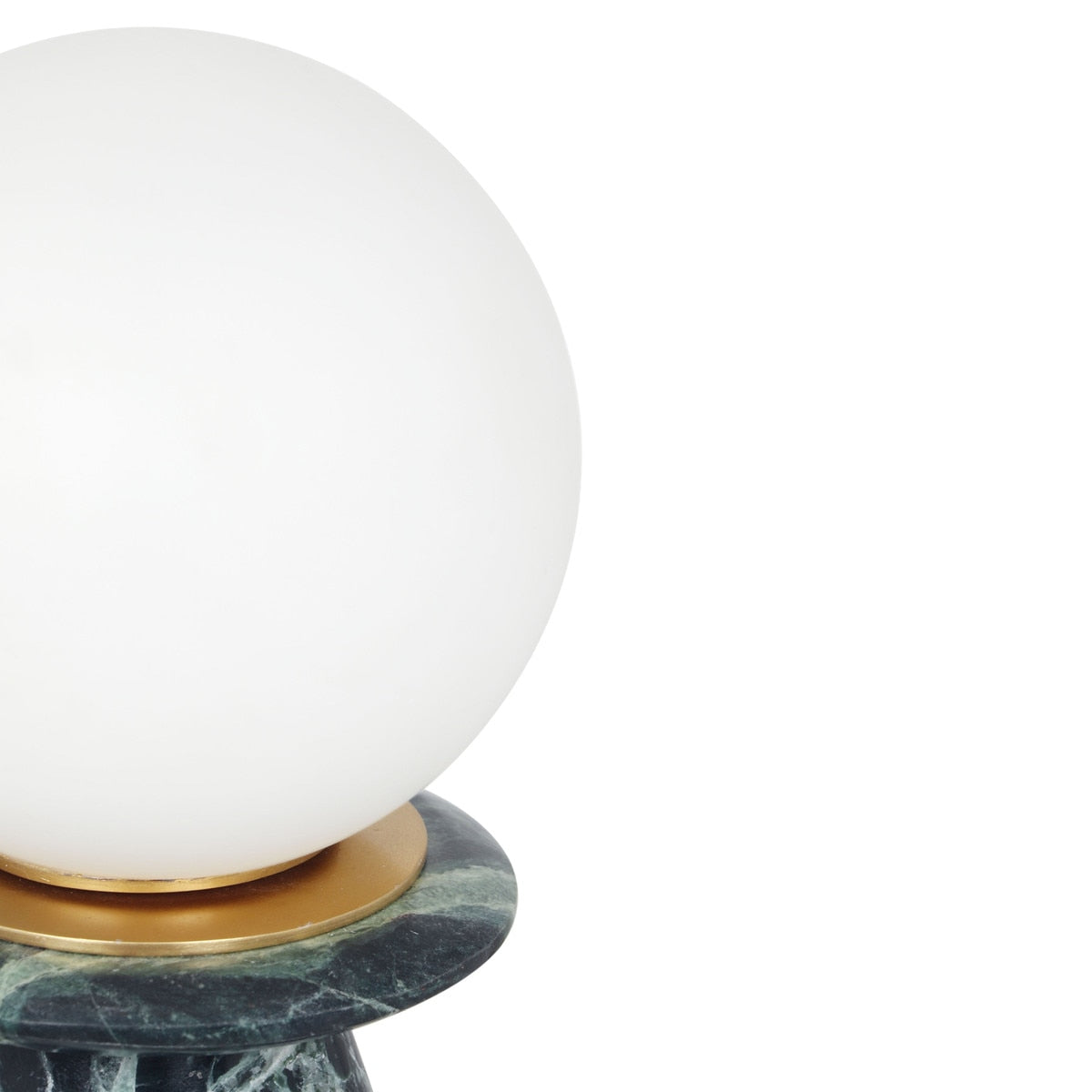 Globe Malachite Marble Lamp