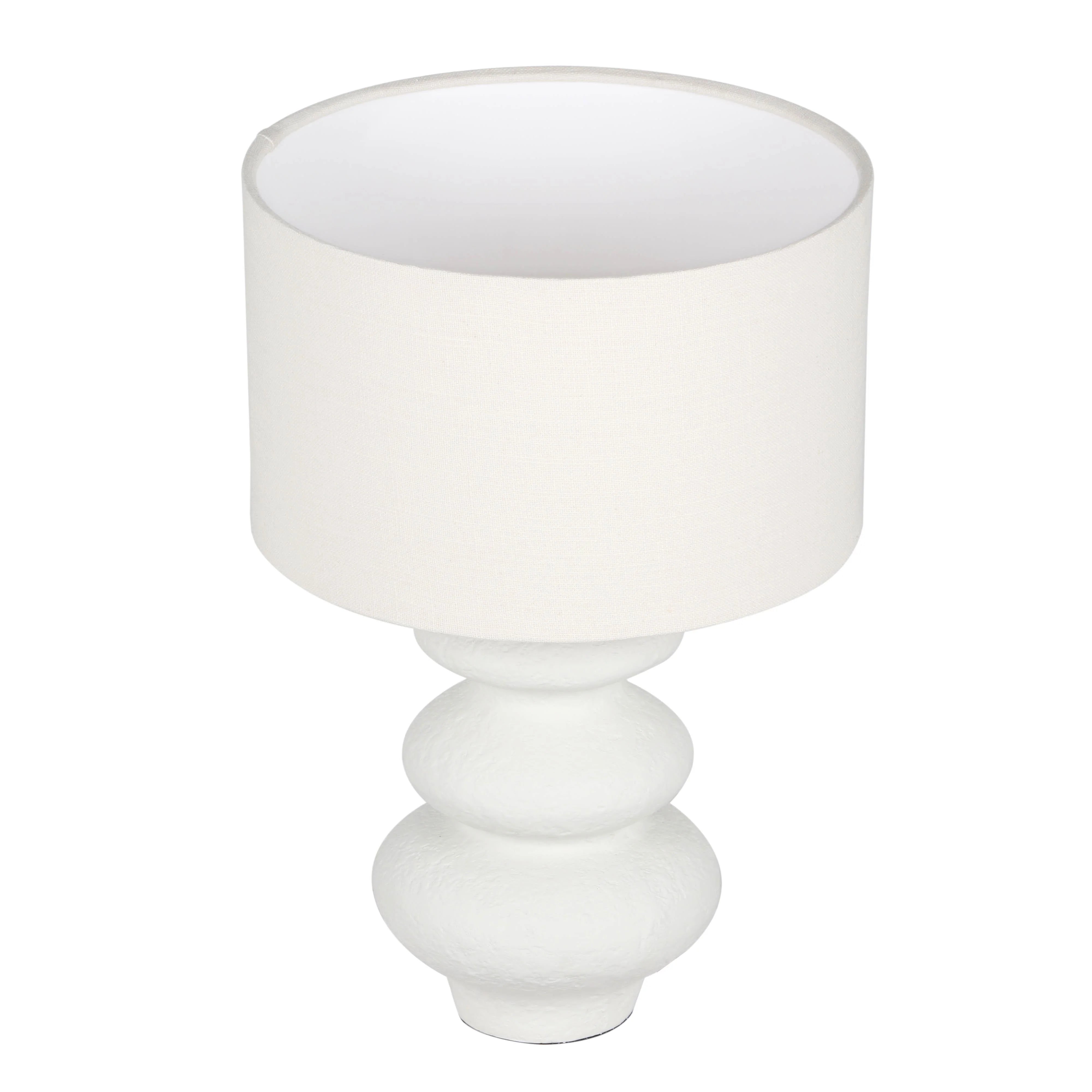 Riviera Cream Textured Table Lamp