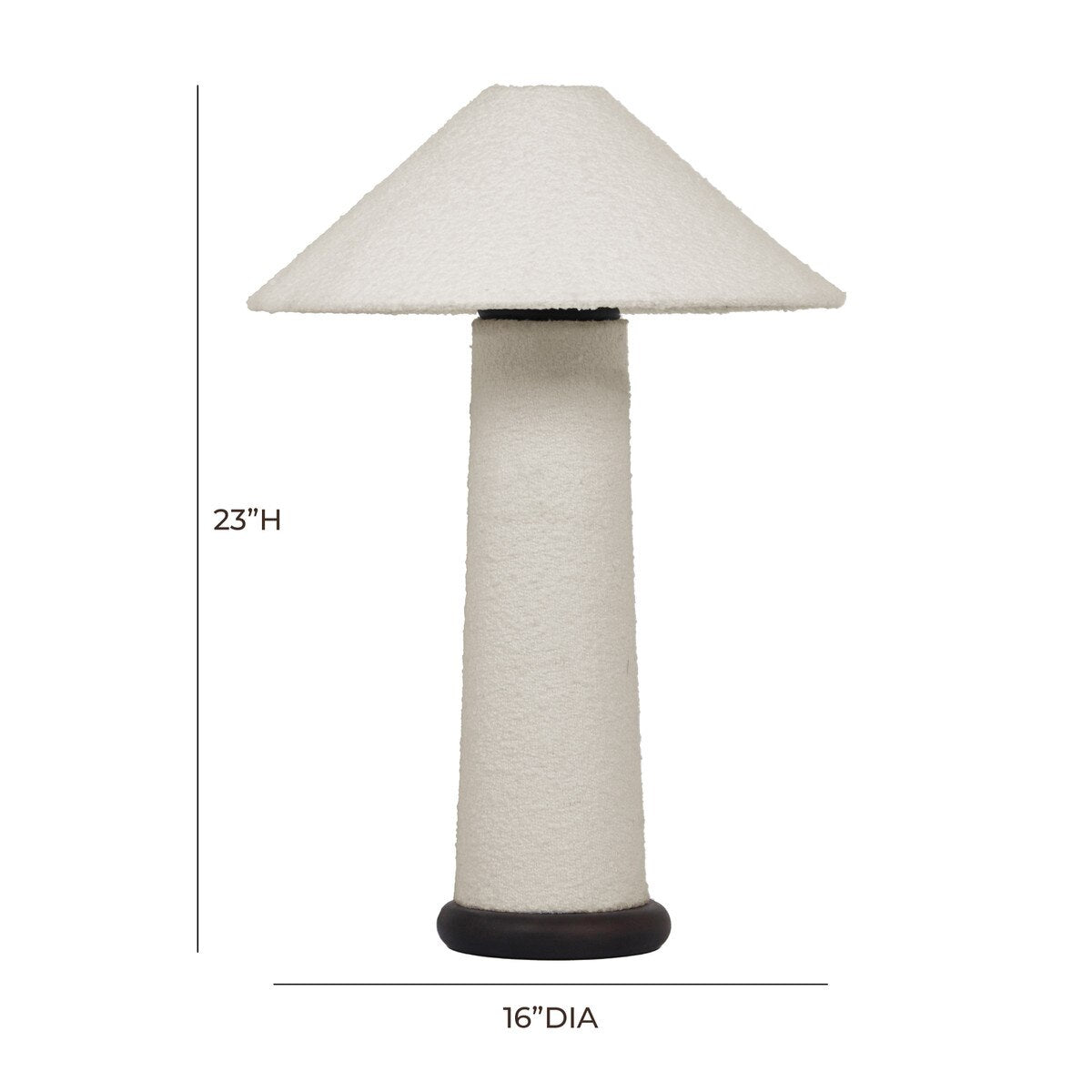 Faith Boucle Table Lamp