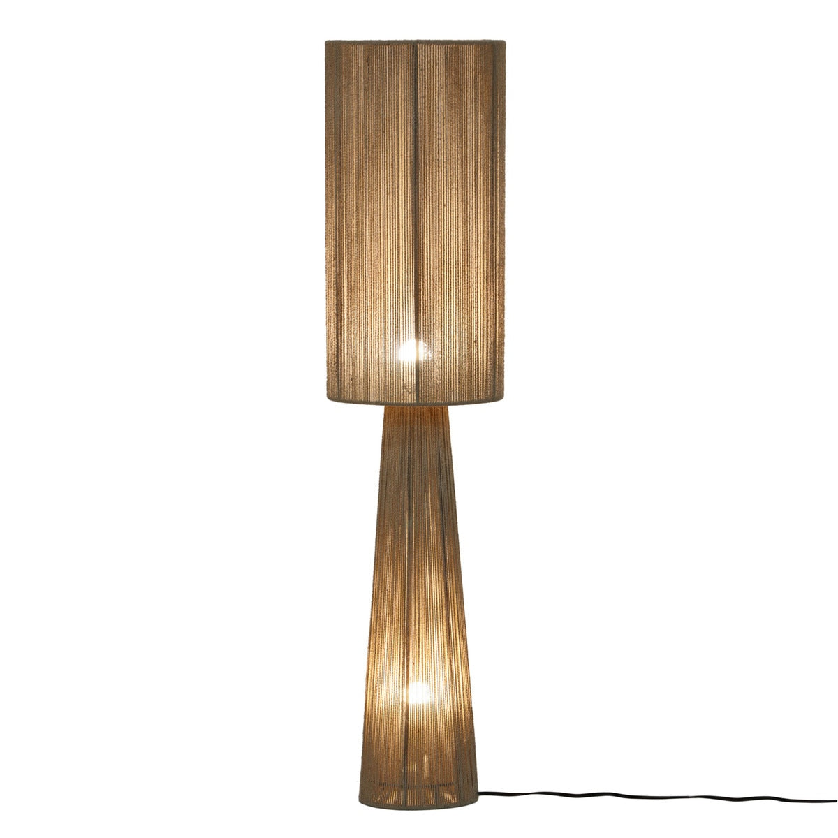 Marza Natural Jute 2-Bulb Floor Lamp