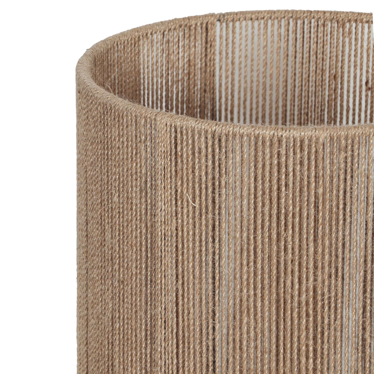 Lampadaire Marza à 2 ampoules en jute naturel