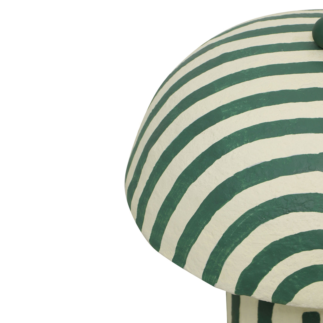 Maiori Striped Papier Mache Table Lamp