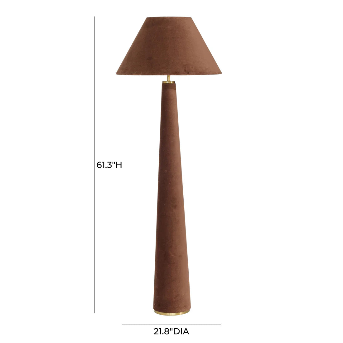 Graham Velvet Floor Lamp