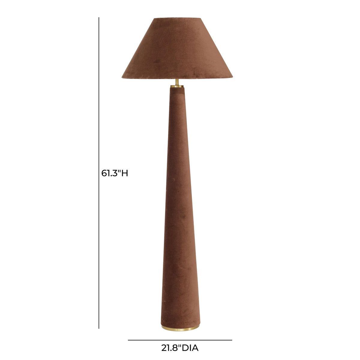 Graham Velvet Floor Lamp